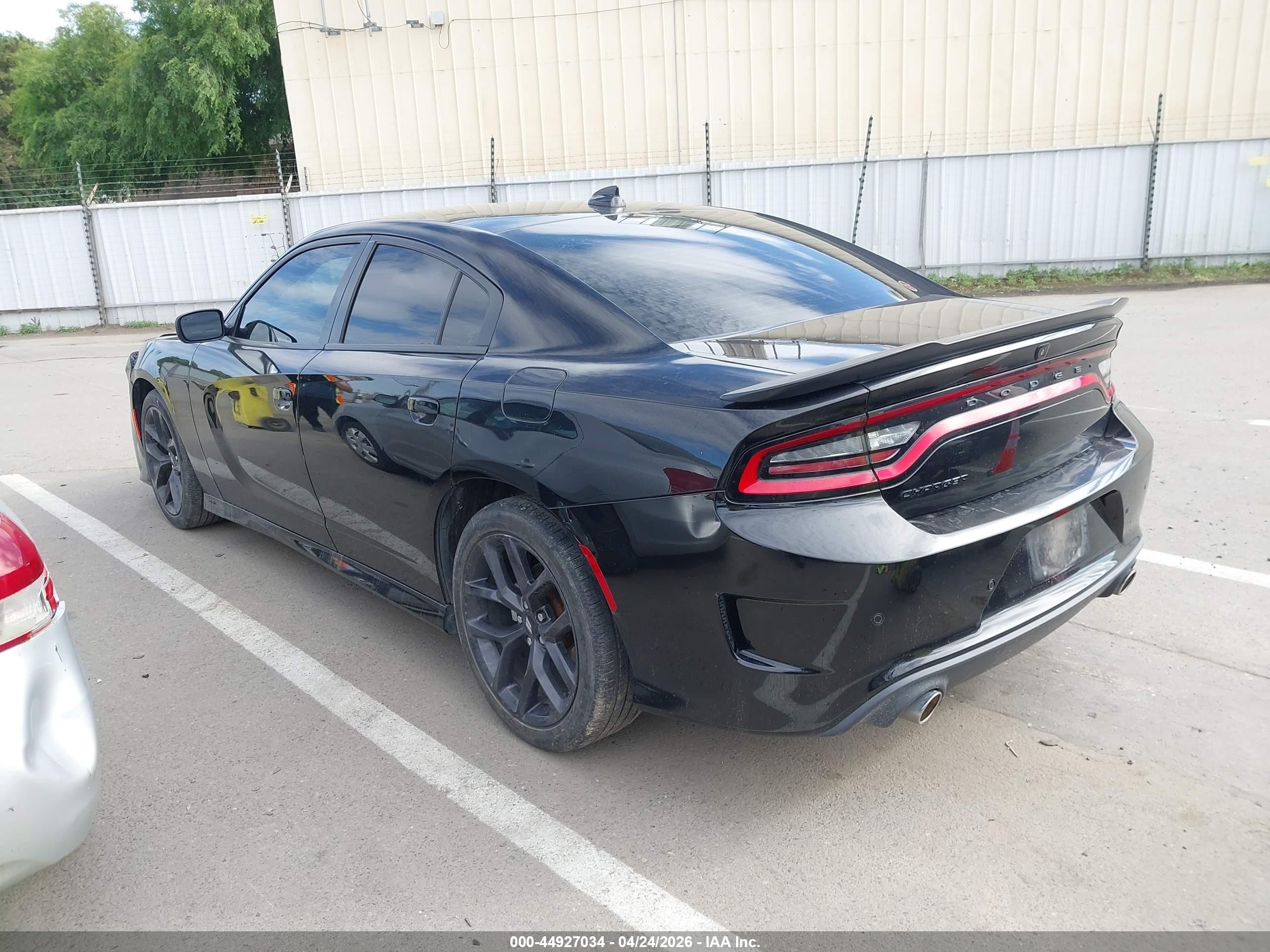 2021 Dodge Charger Gt Rwd Black vin: 2C3CDXHG4MH679305
