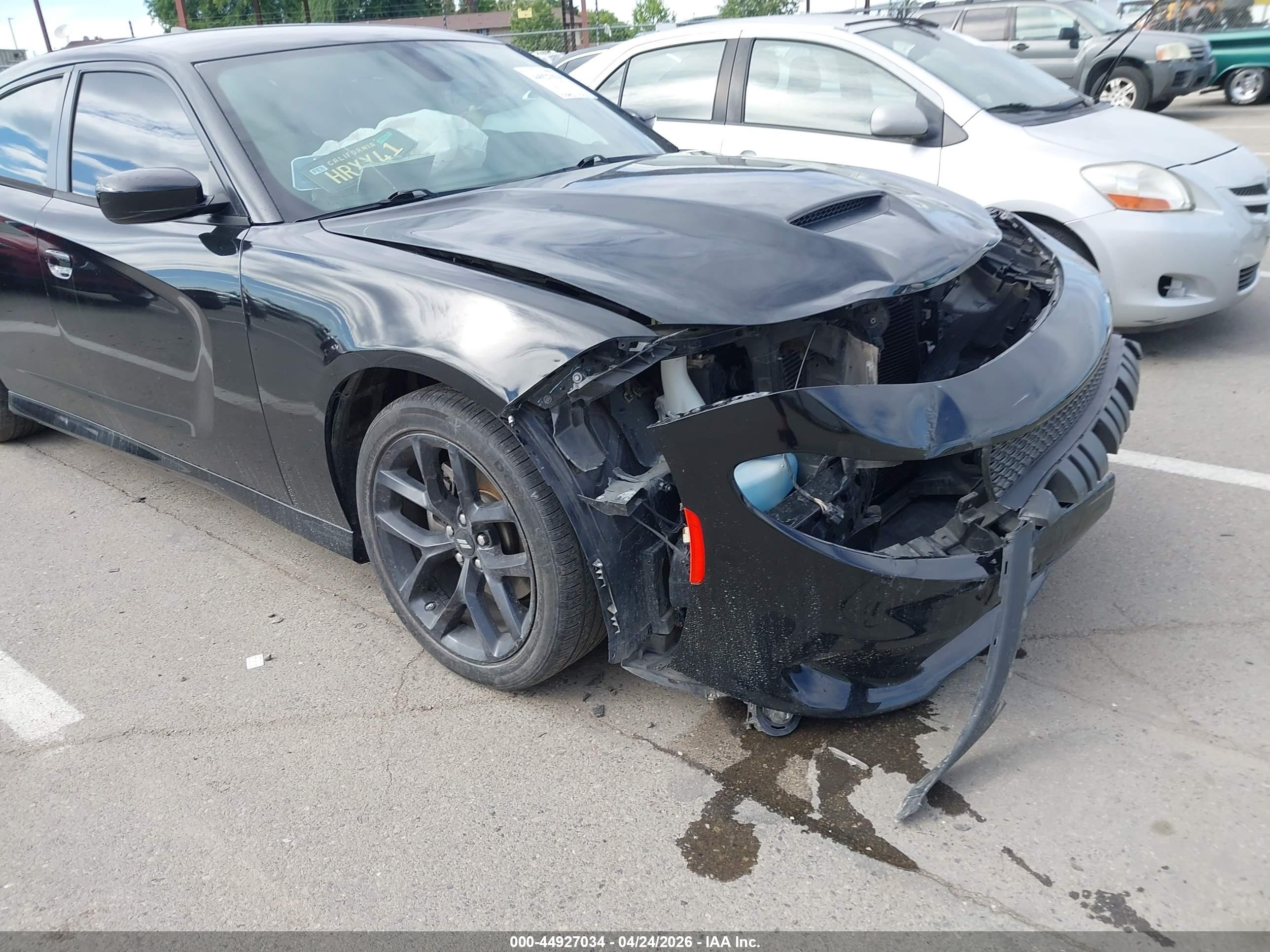 2021 Dodge Charger Gt Rwd Black vin: 2C3CDXHG4MH679305