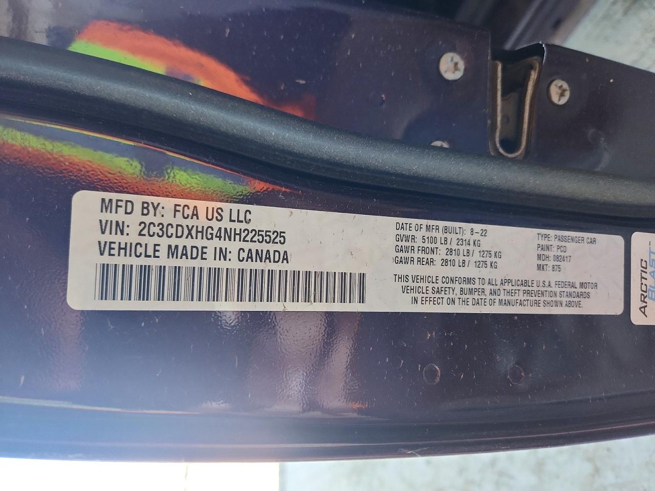 2022 Dodge Charger Gt Purple vin: 2C3CDXHG4NH225525