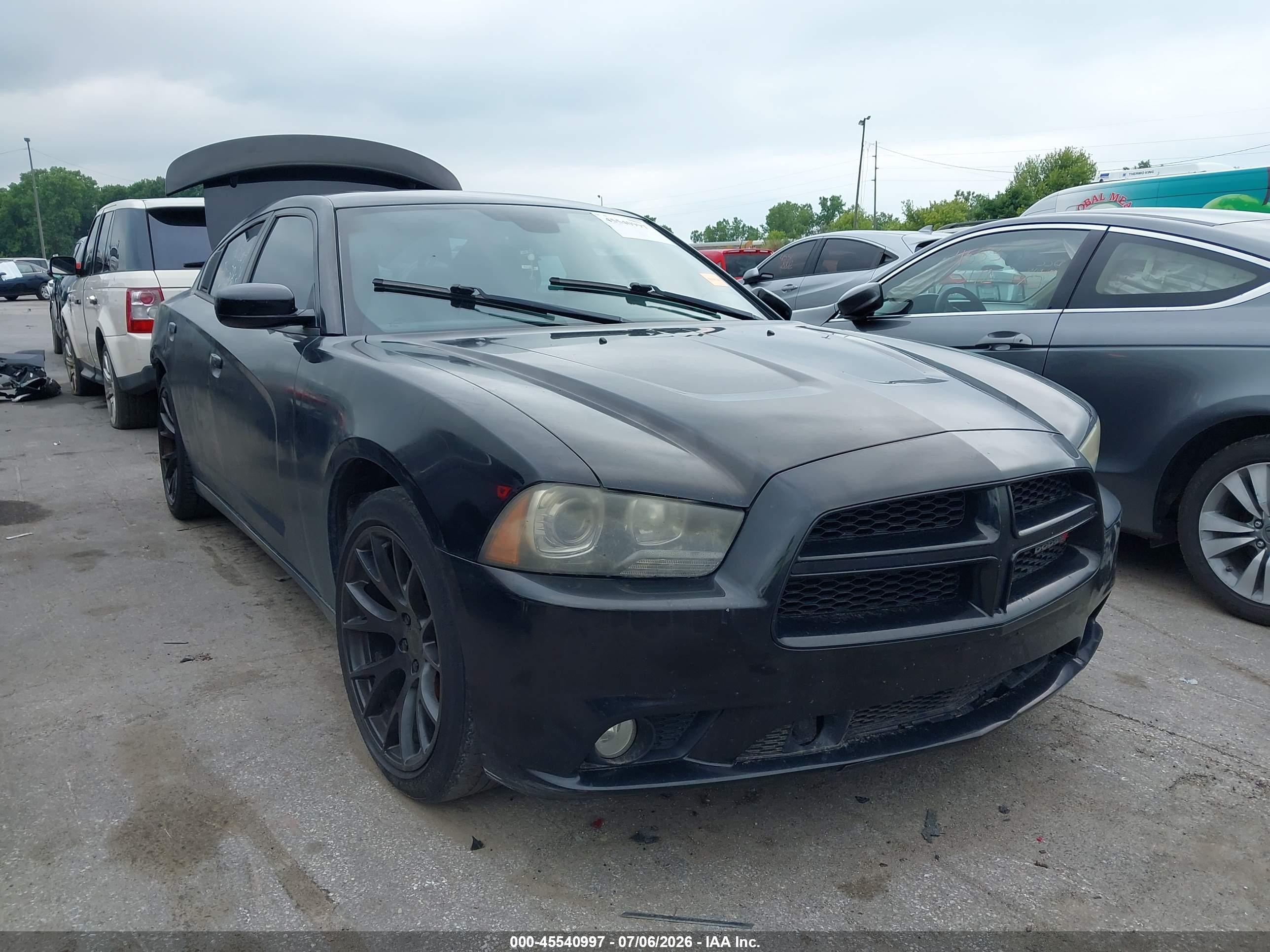 2012 Dodge Charger Sxt Black vin: 2C3CDXHG5CH215941