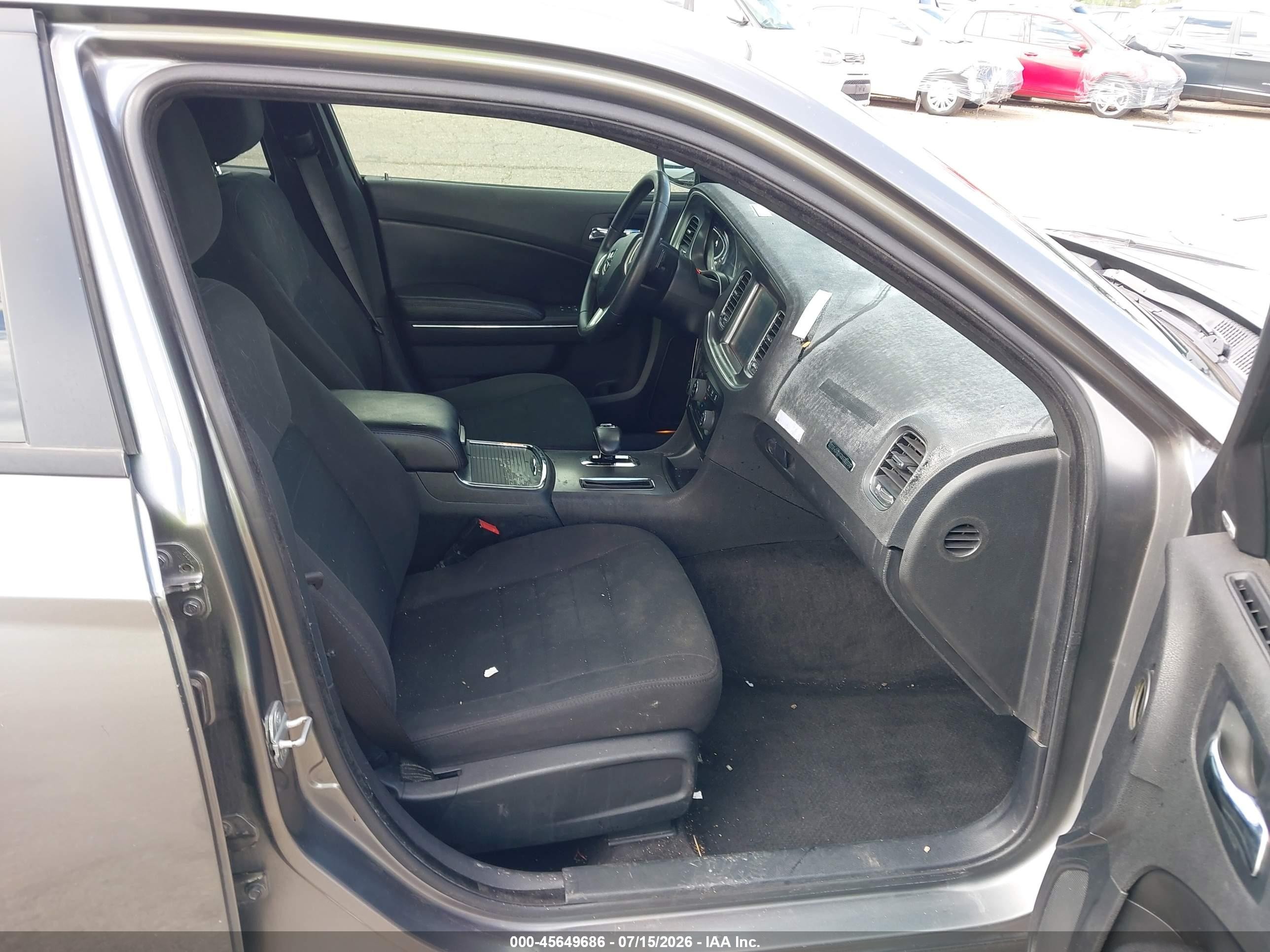 2012 Dodge Charger Sxt Gray vin: 2C3CDXHG5CH260992
