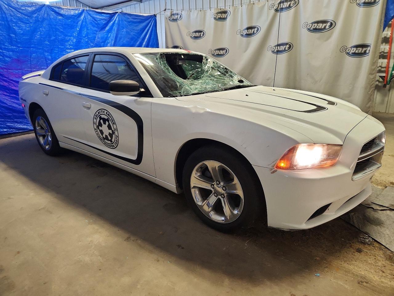 2013 Dodge Charger Sxt White vin: 2C3CDXHG5DH592478