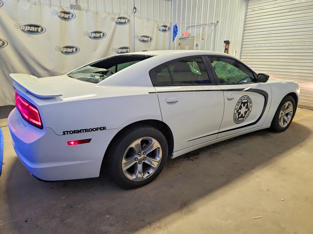 2013 Dodge Charger Sxt White vin: 2C3CDXHG5DH592478