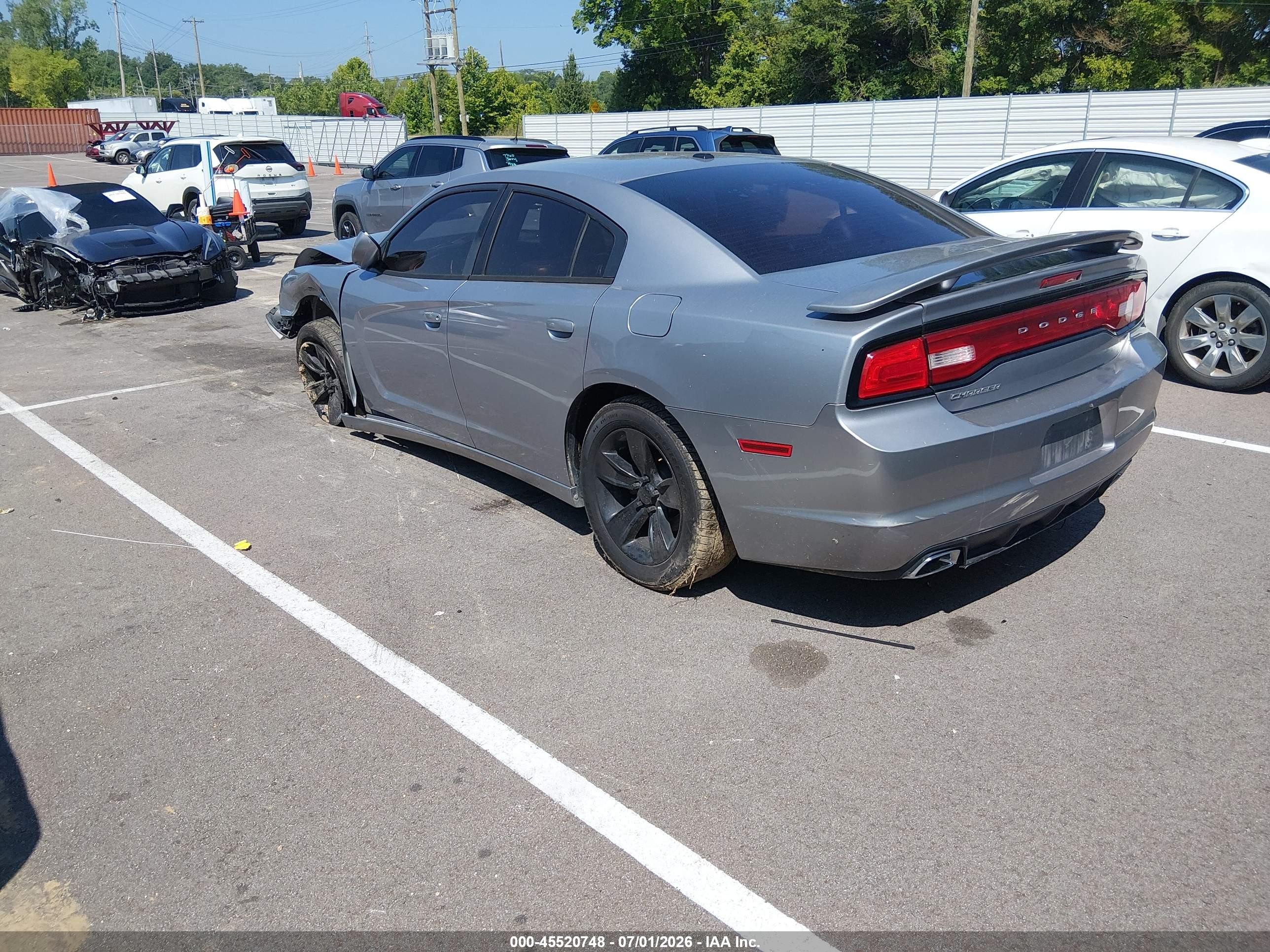 2014 Dodge Charger Sxt Plus Серый vin: 2C3CDXHG5EH155422