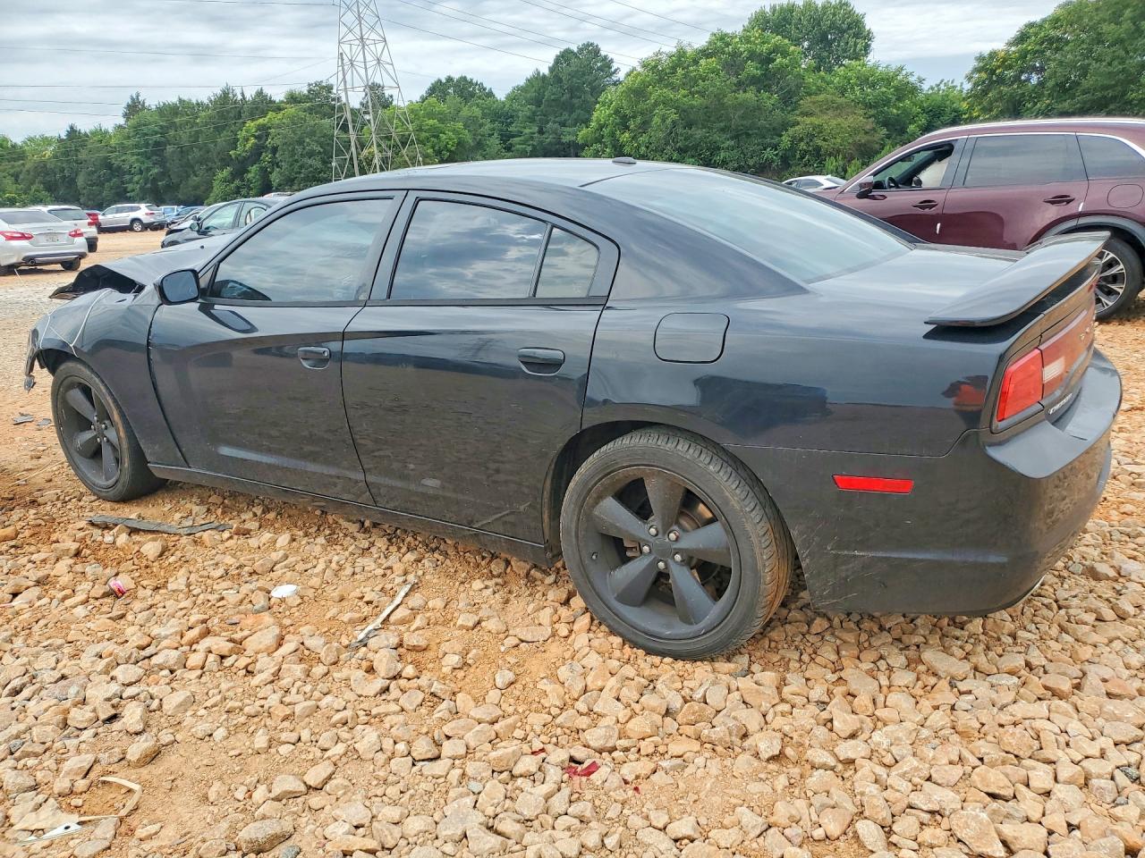 2014 Dodge Charger Sxt Black vin: 2C3CDXHG5EH162371