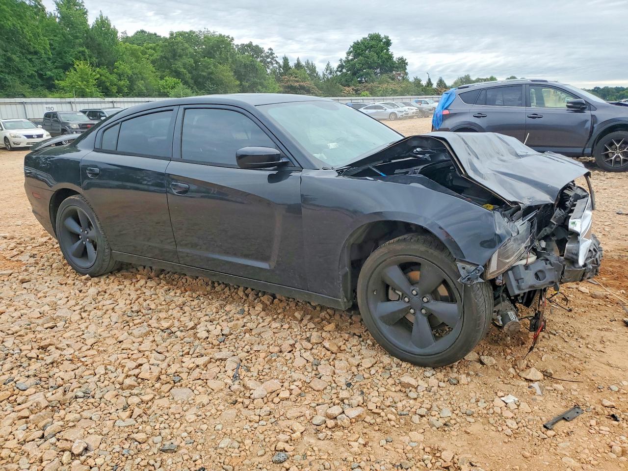 2014 Dodge Charger Sxt Black vin: 2C3CDXHG5EH162371