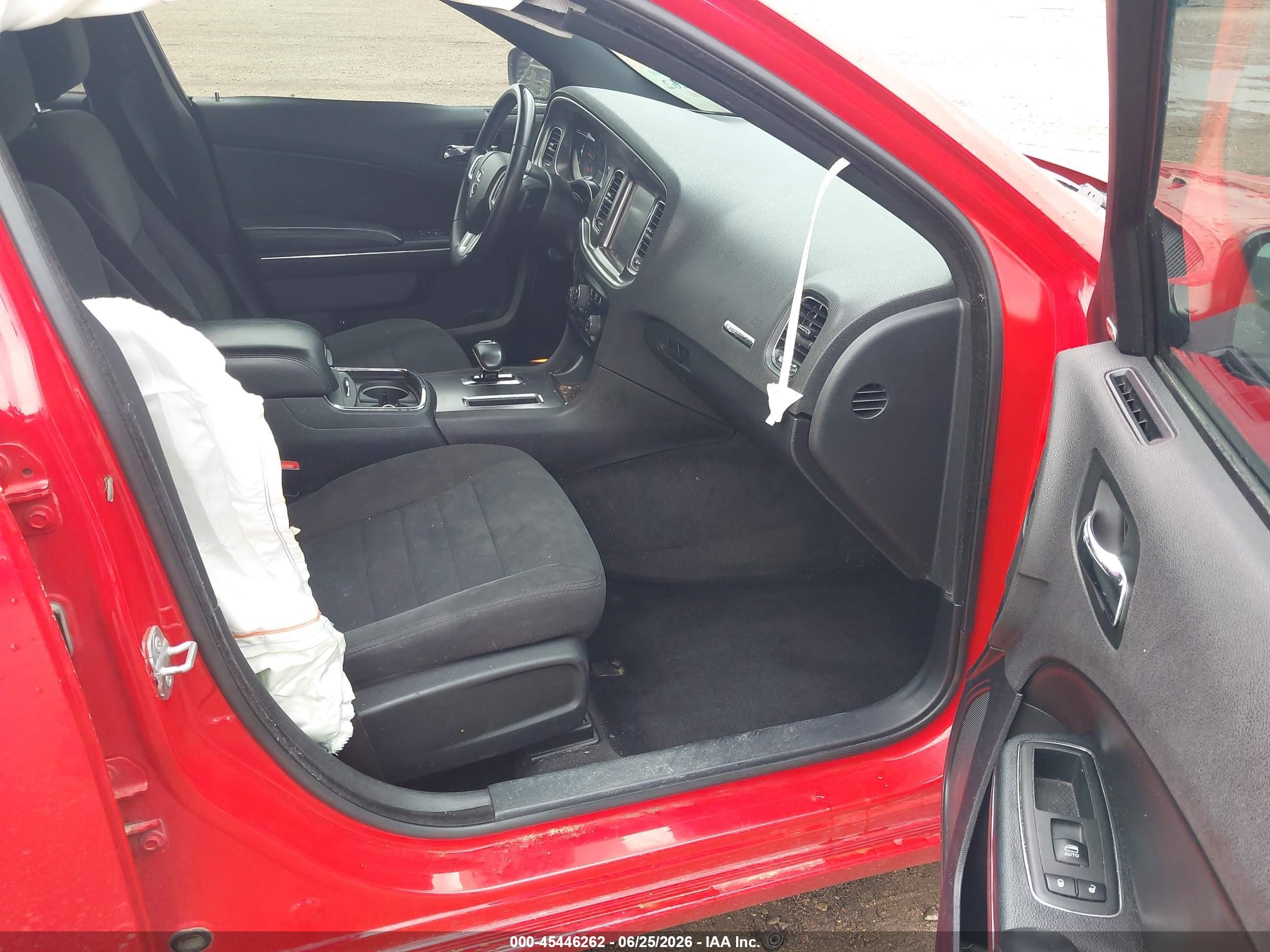 2014 Dodge Charger Sxt Red vin: 2C3CDXHG5EH282672