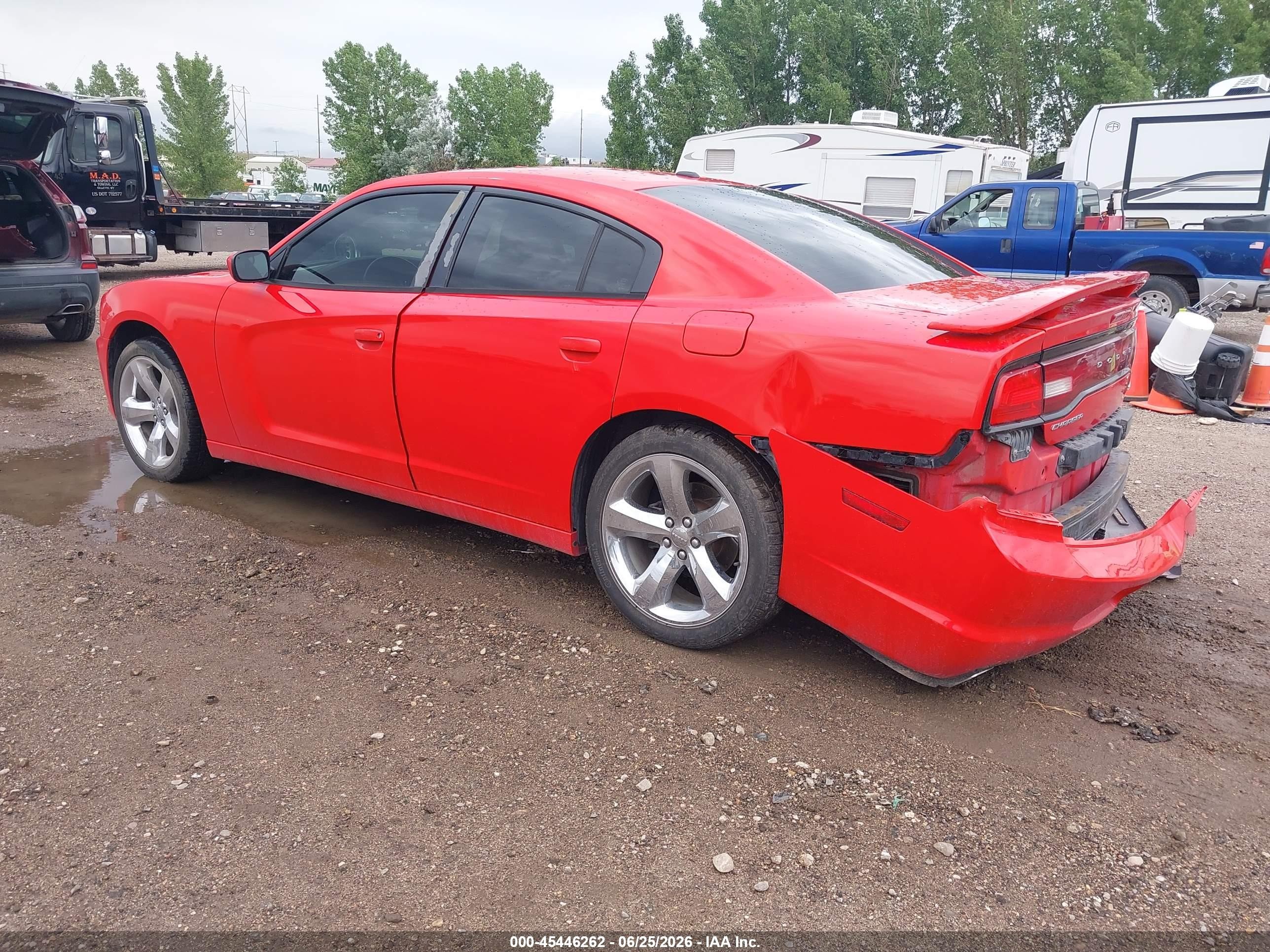 2014 Dodge Charger Sxt Red vin: 2C3CDXHG5EH282672