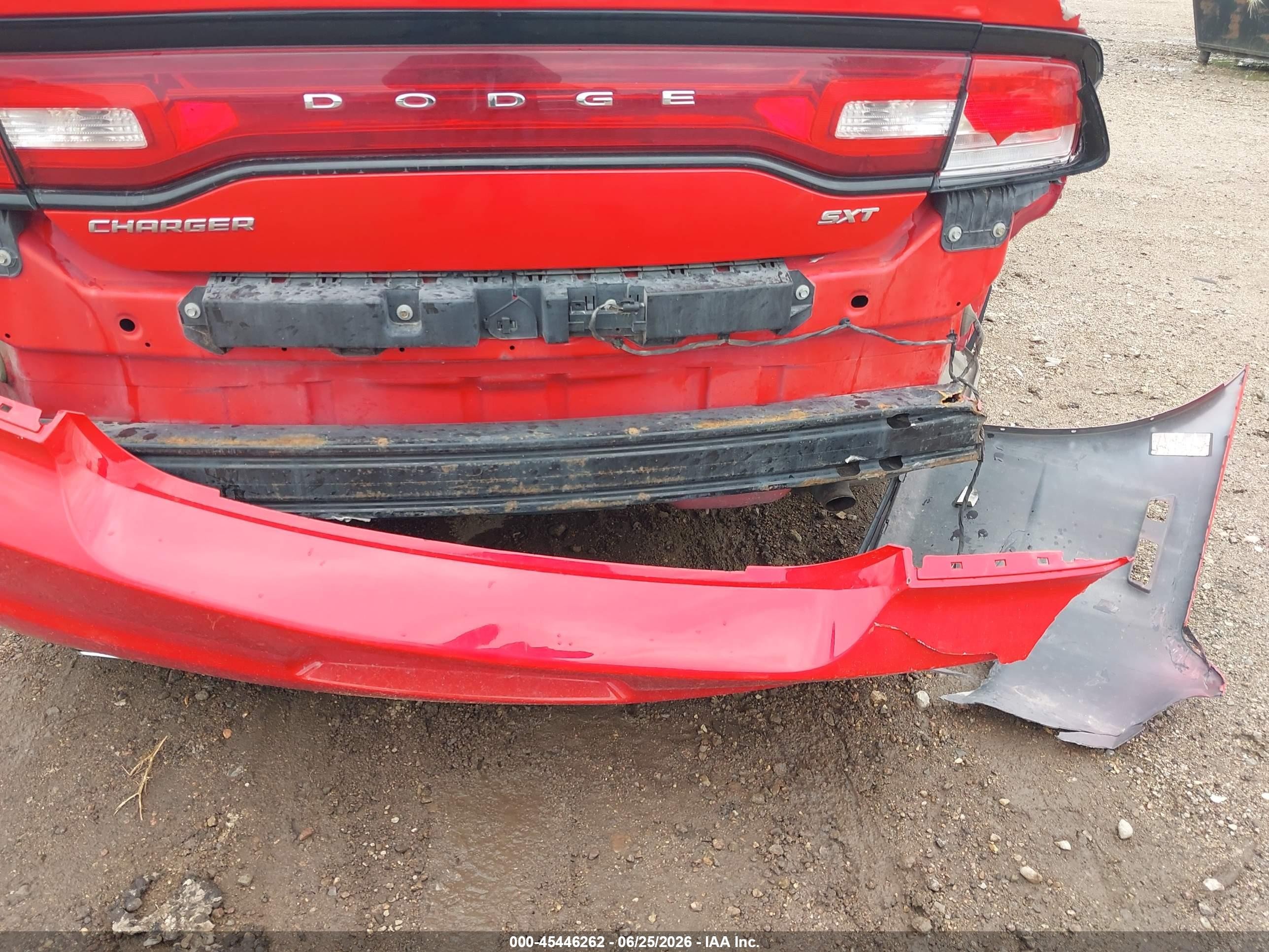 2014 Dodge Charger Sxt Red vin: 2C3CDXHG5EH282672