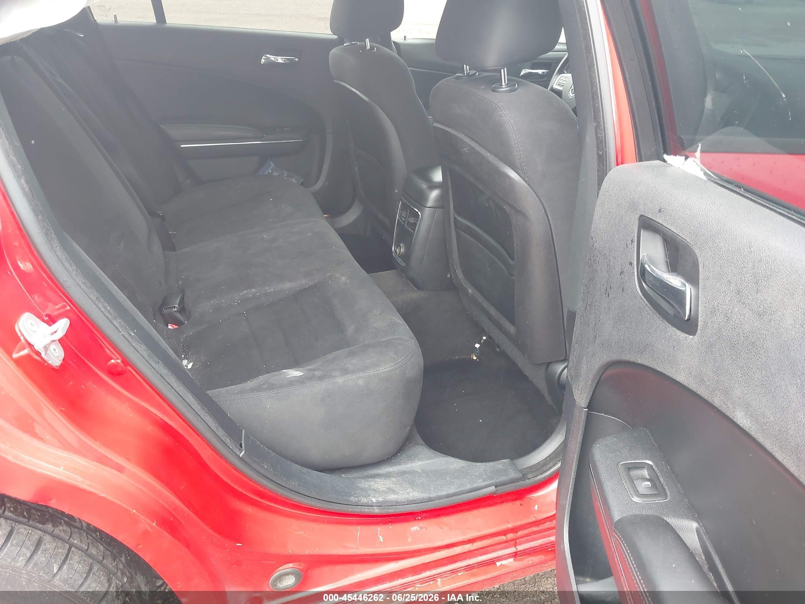 2014 Dodge Charger Sxt Red vin: 2C3CDXHG5EH282672