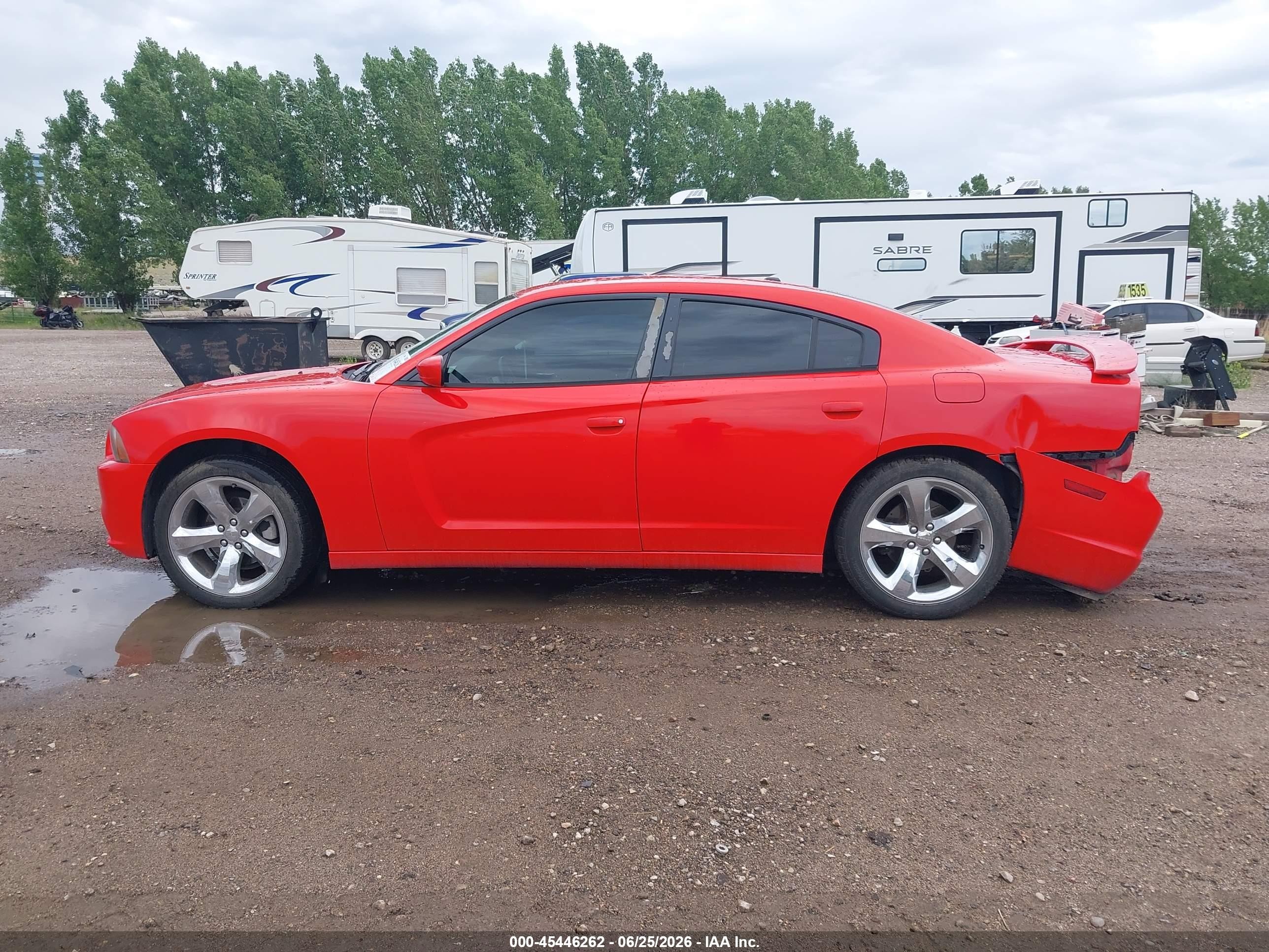2014 Dodge Charger Sxt Red vin: 2C3CDXHG5EH282672