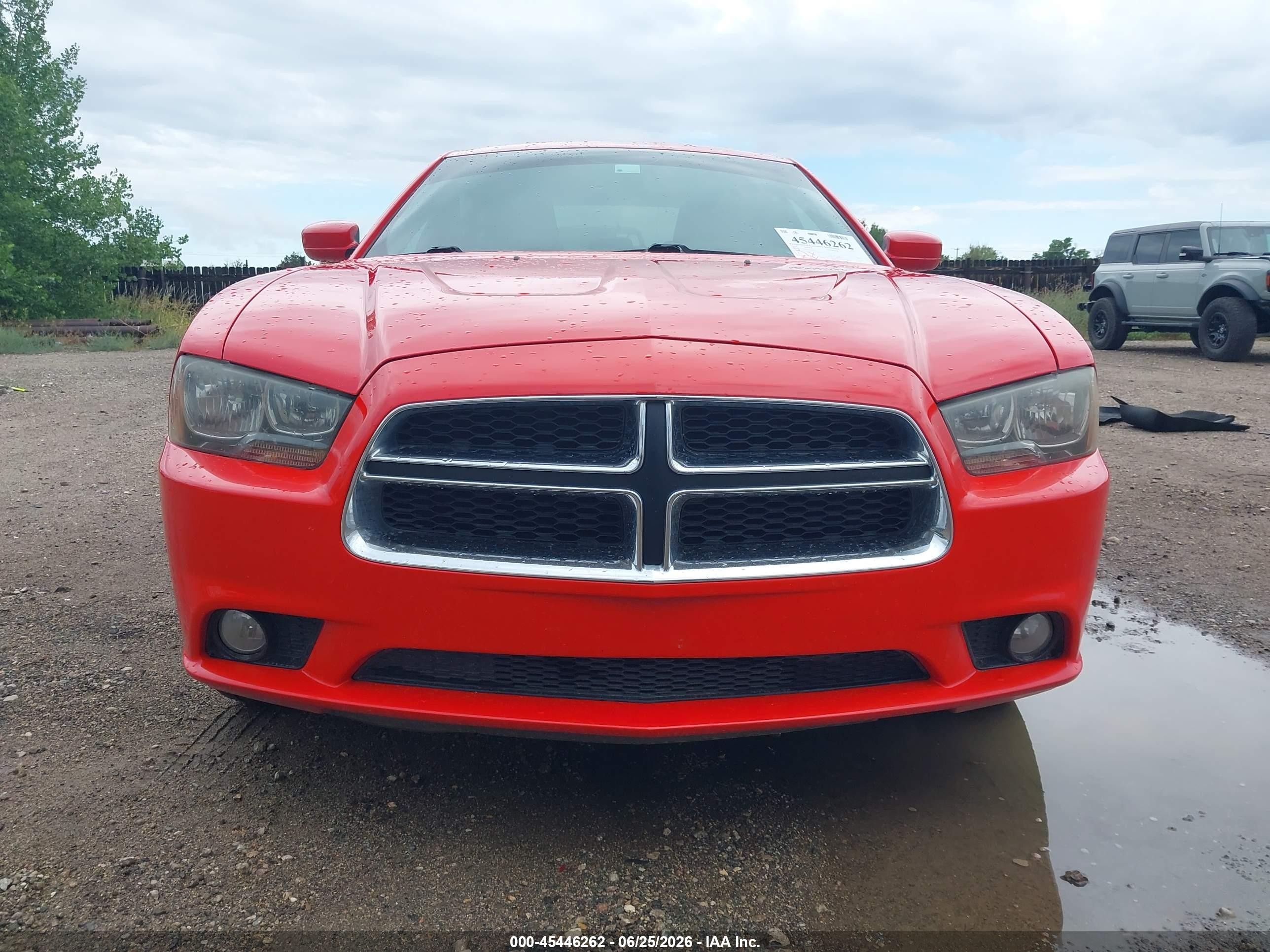 2014 Dodge Charger Sxt Red vin: 2C3CDXHG5EH282672