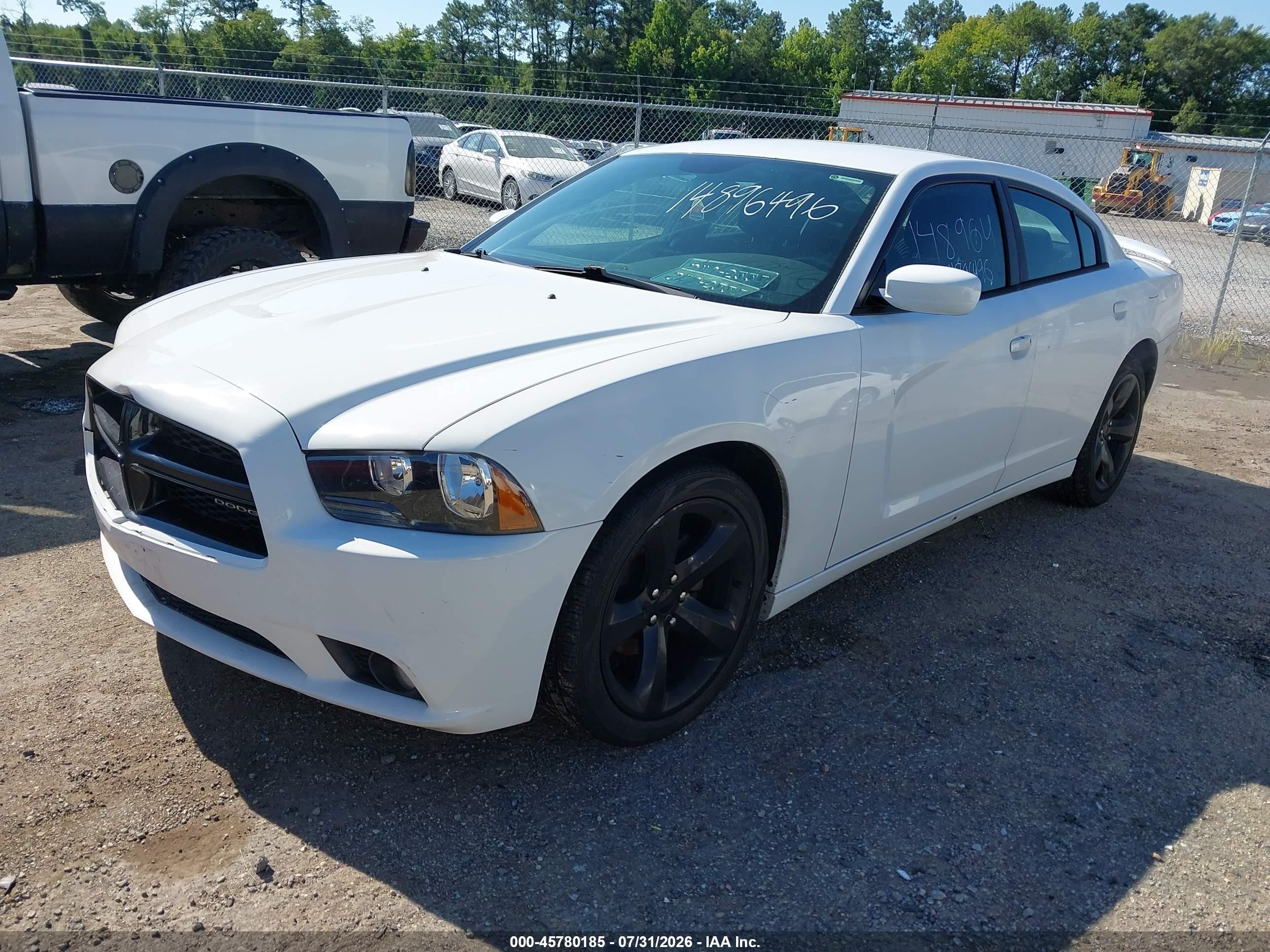 2014 Dodge Charger Sxt Белый vin: 2C3CDXHG5EH295356