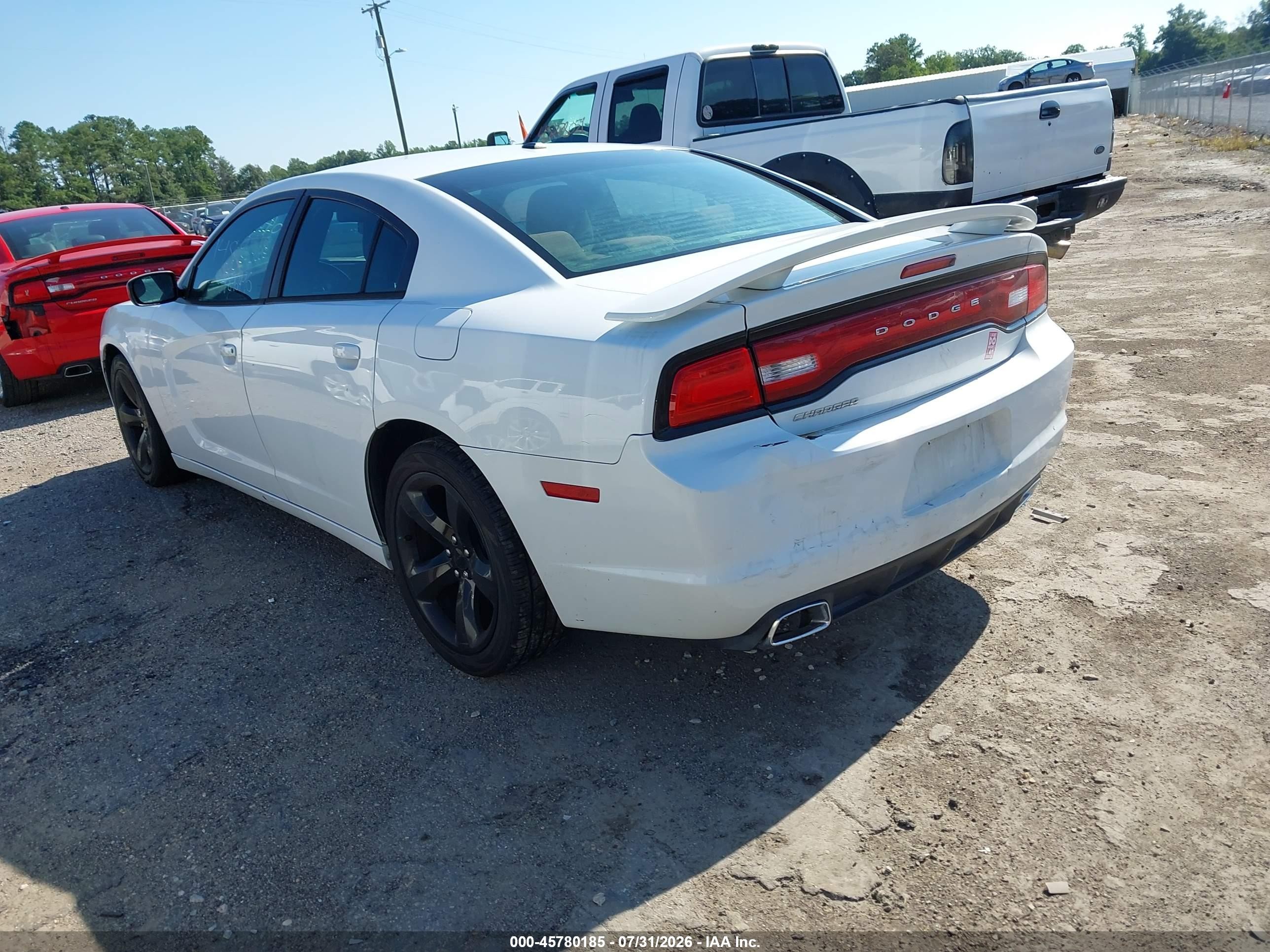 2014 Dodge Charger Sxt Белый vin: 2C3CDXHG5EH295356