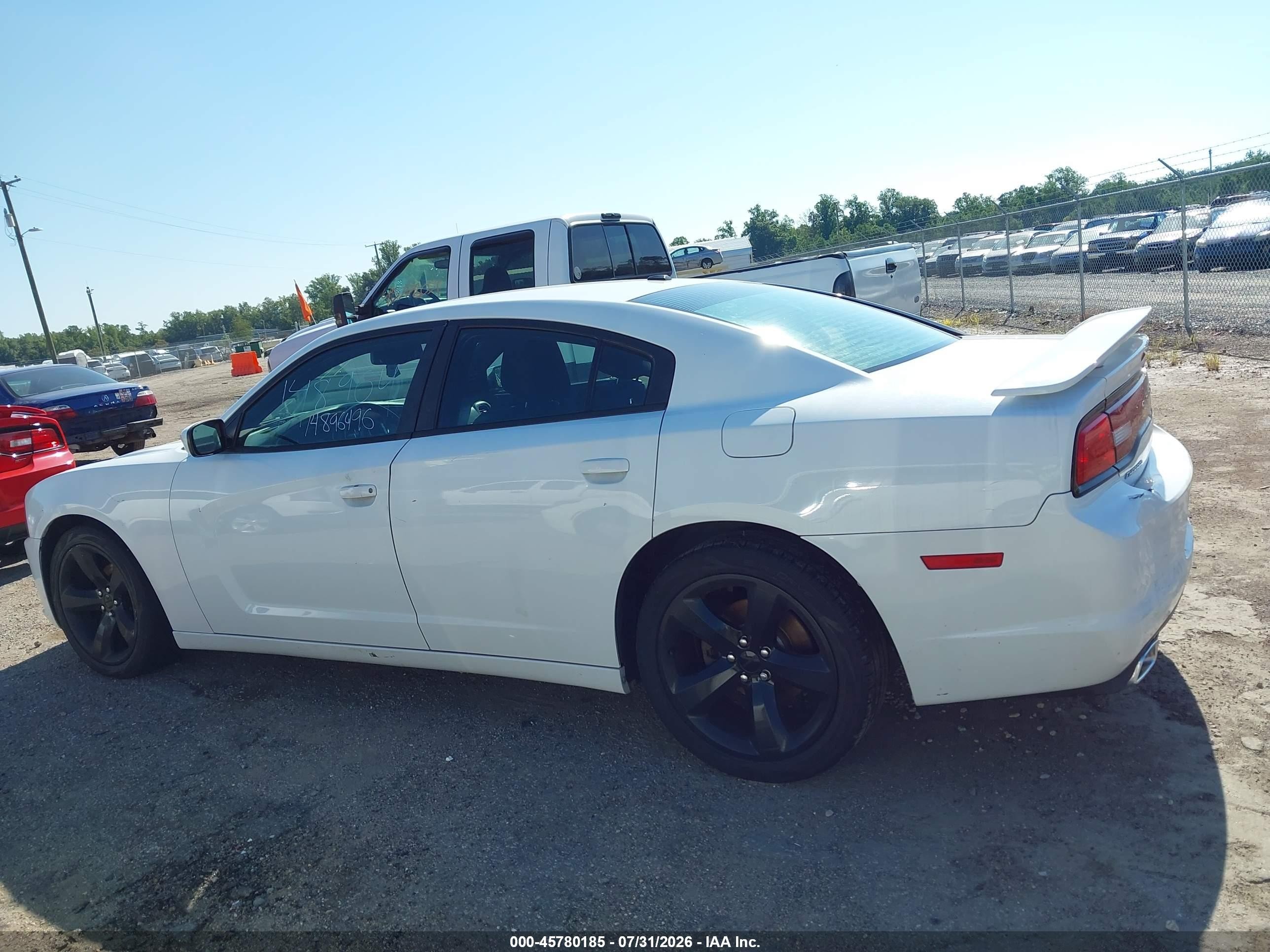 2014 Dodge Charger Sxt Белый vin: 2C3CDXHG5EH295356