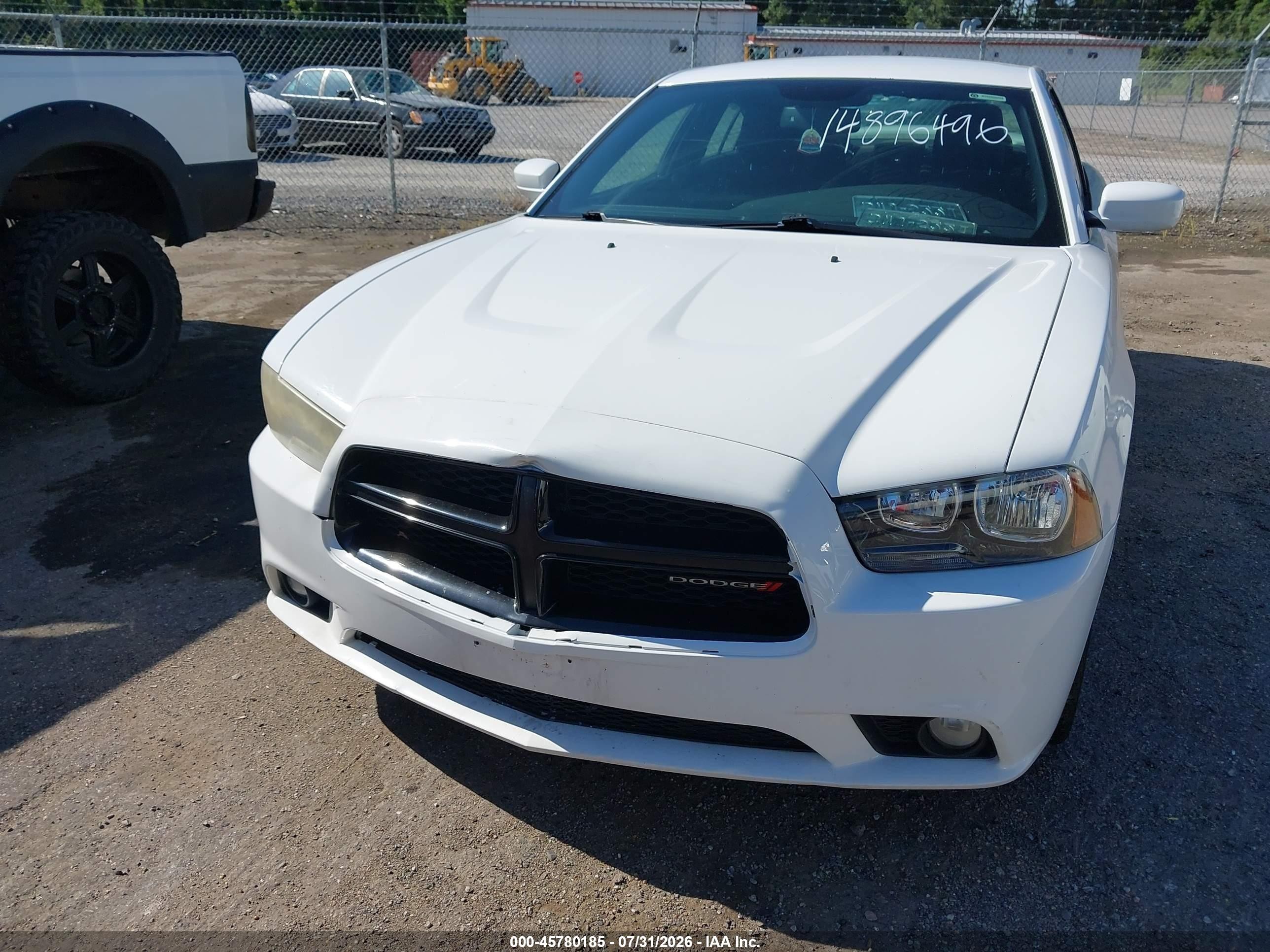 2014 Dodge Charger Sxt Белый vin: 2C3CDXHG5EH295356