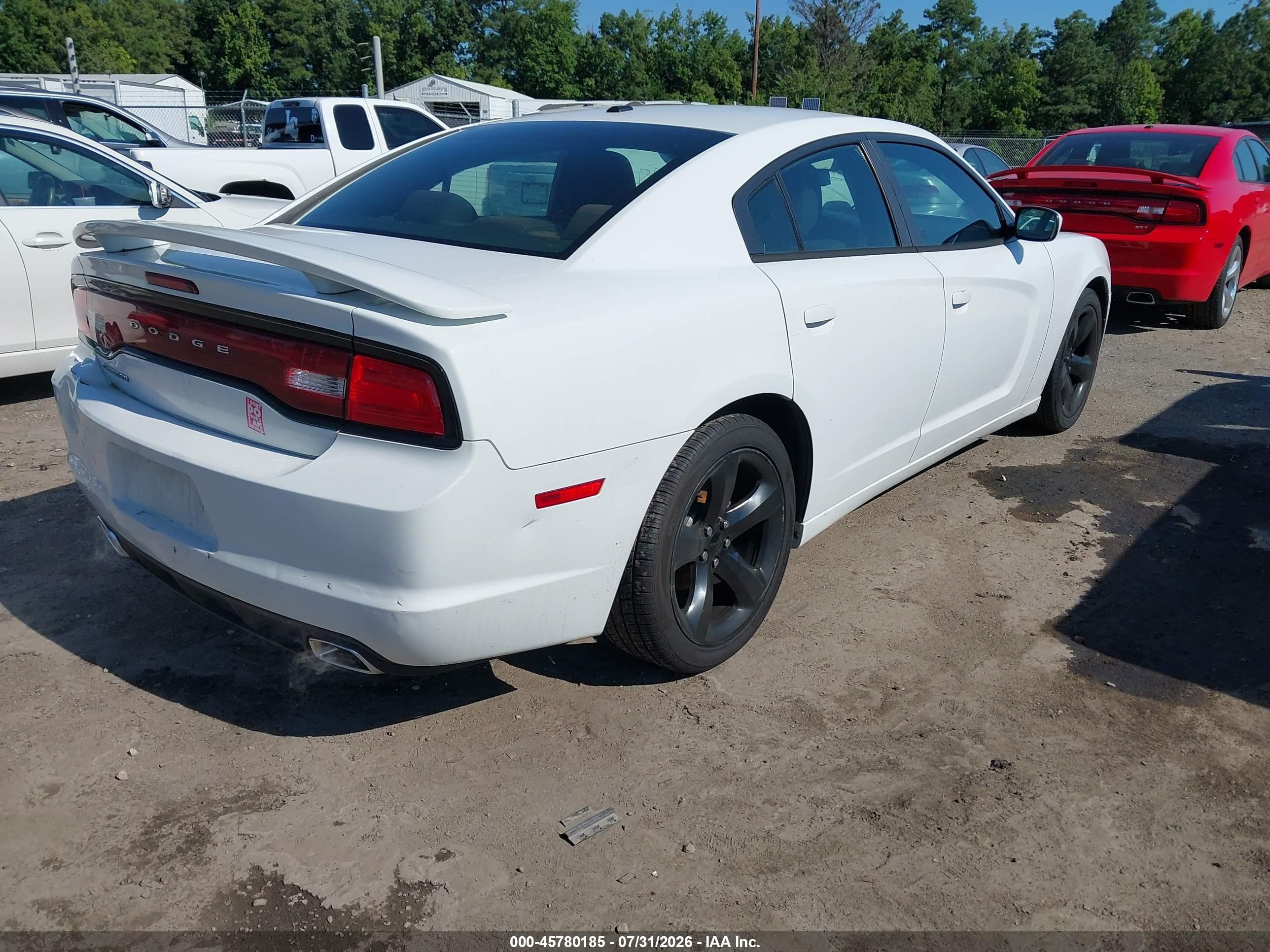 2014 Dodge Charger Sxt Белый vin: 2C3CDXHG5EH295356