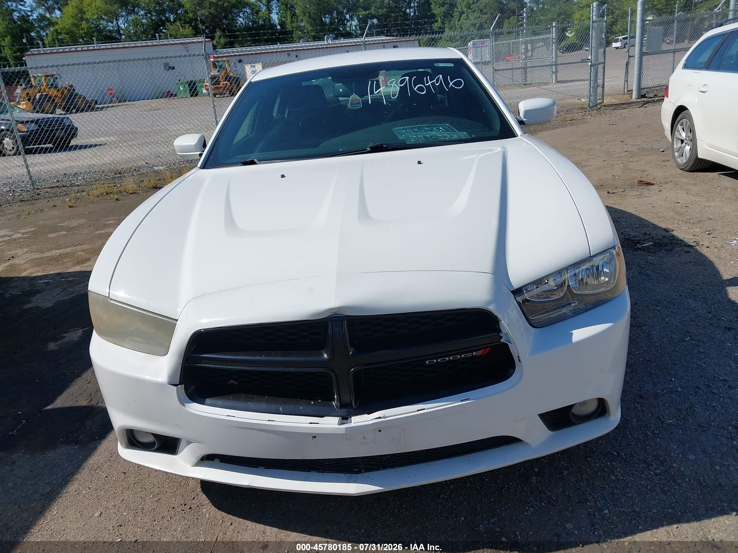 2014 Dodge Charger Sxt Белый vin: 2C3CDXHG5EH295356