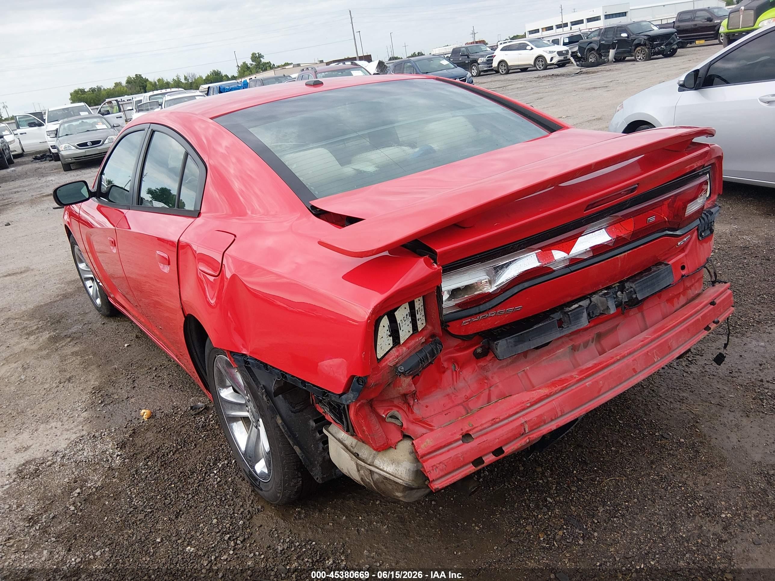 2014 Dodge Charger Sxt Красный vin: 2C3CDXHG5EH322295