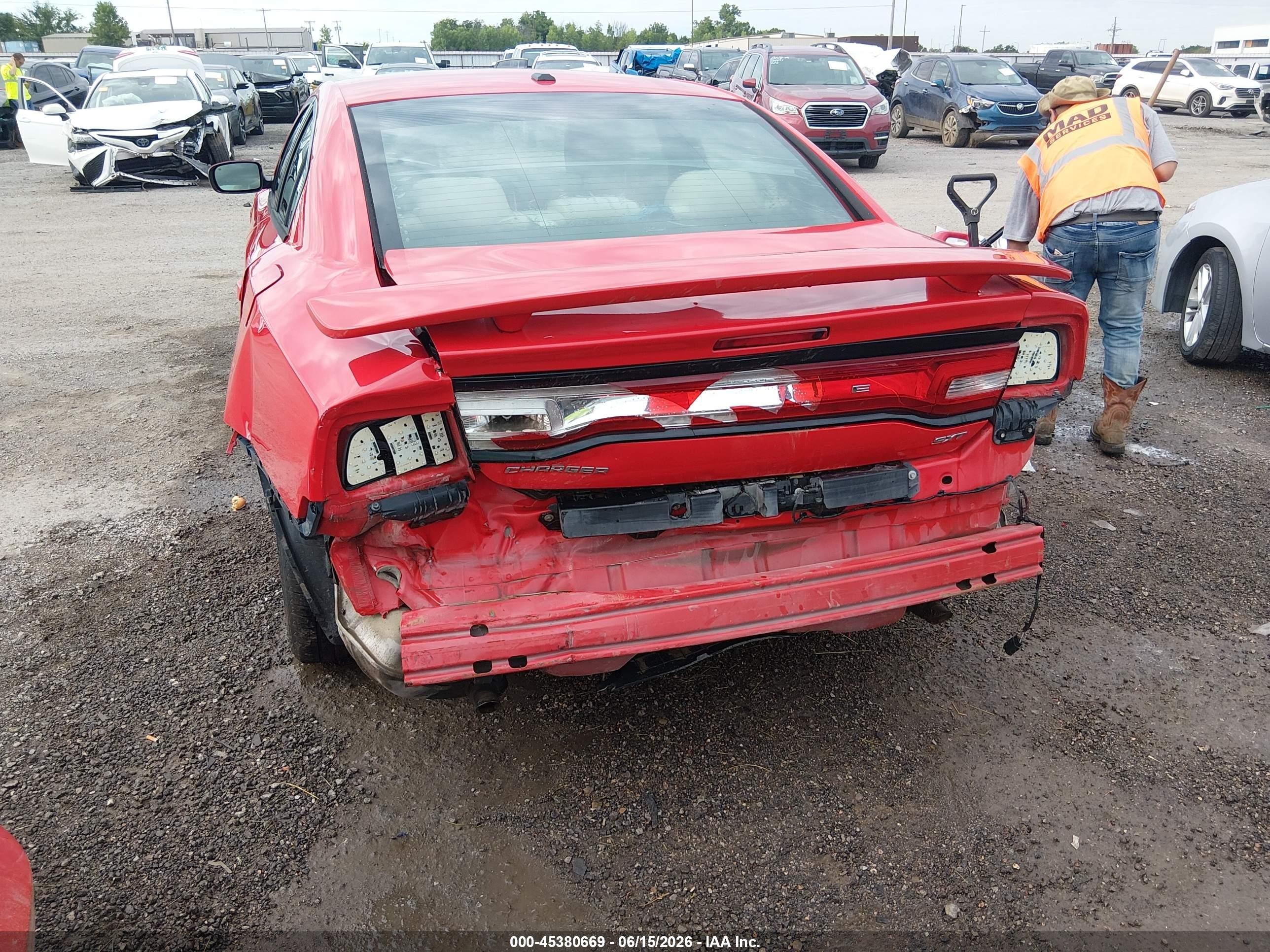 2014 Dodge Charger Sxt Красный vin: 2C3CDXHG5EH322295