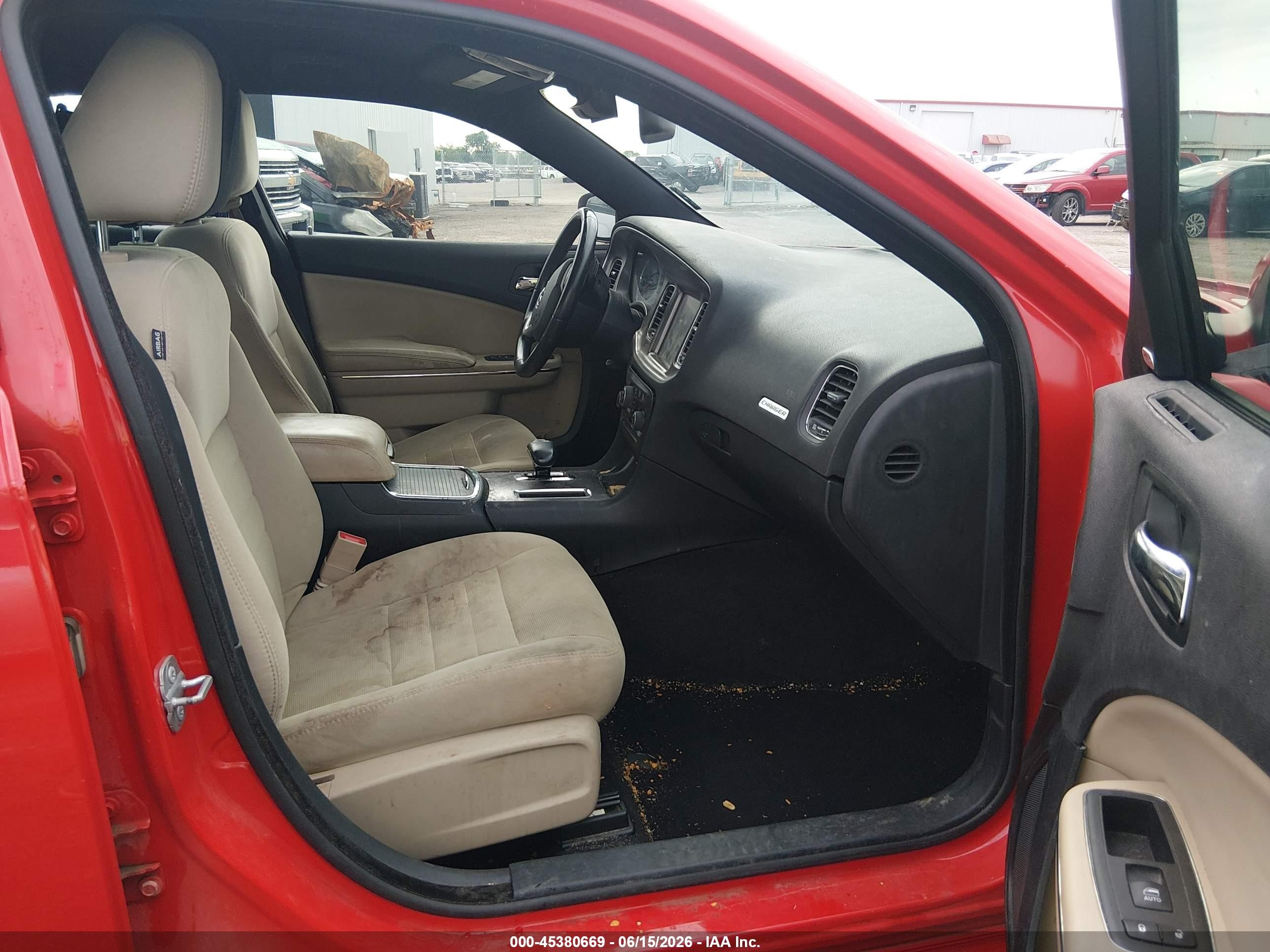 2014 Dodge Charger Sxt Красный vin: 2C3CDXHG5EH322295