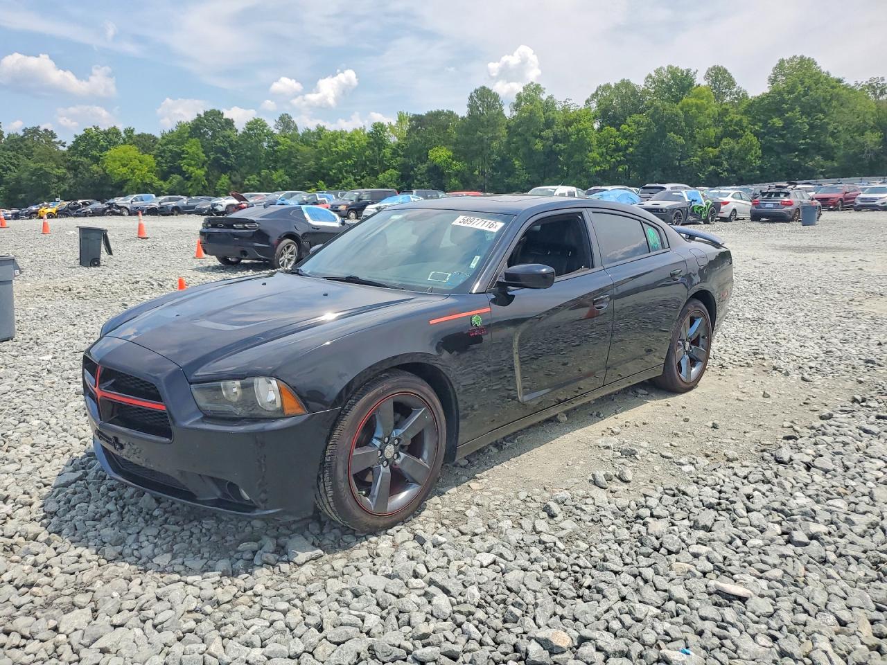 2014 Dodge Charger Sxt Черный vin: 2C3CDXHG5EH349416