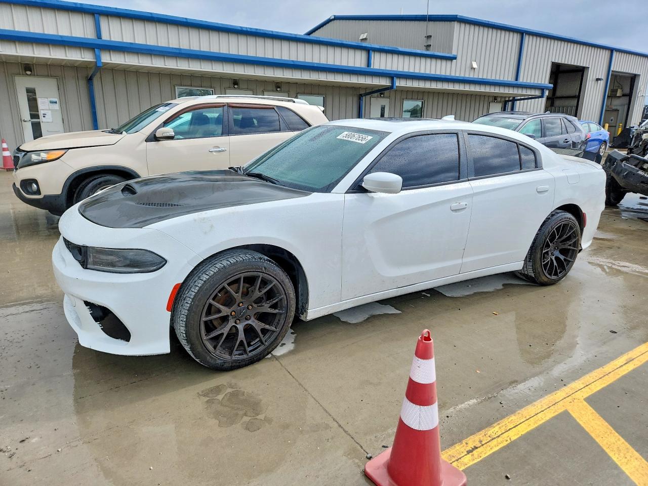 2015 Dodge Charger White vin: 2C3CDXHG5FH754550