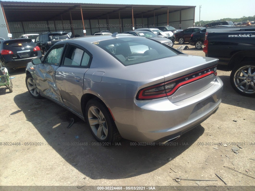 2016 Dodge Charger Sxt Серый vin: 2C3CDXHG5GH339066