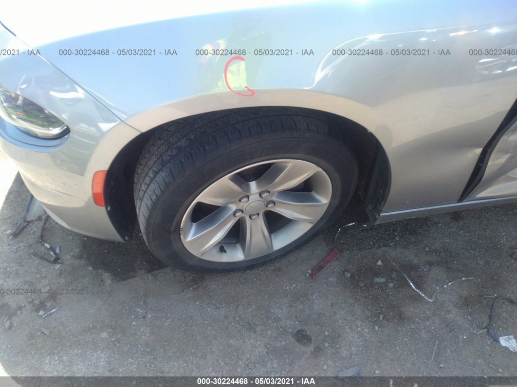 2016 Dodge Charger Sxt Серый vin: 2C3CDXHG5GH339066