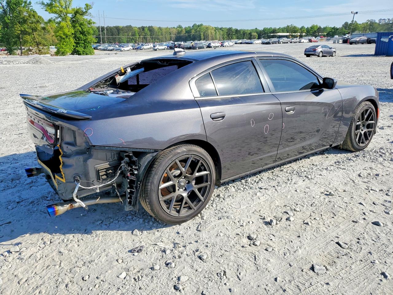 2019 Dodge Charger Gt Gray vin: 2C3CDXHG5KH558666