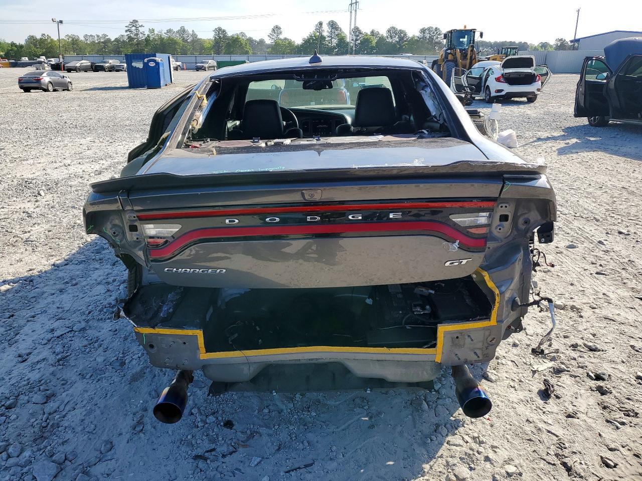 2019 Dodge Charger Gt Gray vin: 2C3CDXHG5KH558666