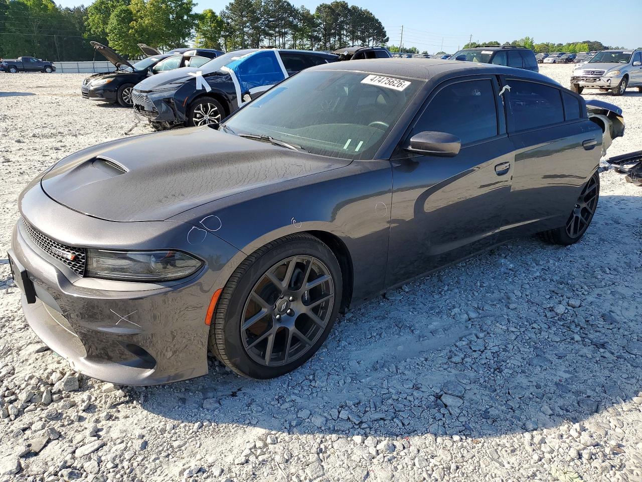 2019 Dodge Charger Gt Gray vin: 2C3CDXHG5KH558666