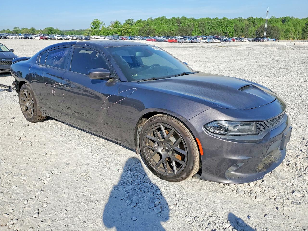 2019 Dodge Charger Gt Gray vin: 2C3CDXHG5KH558666