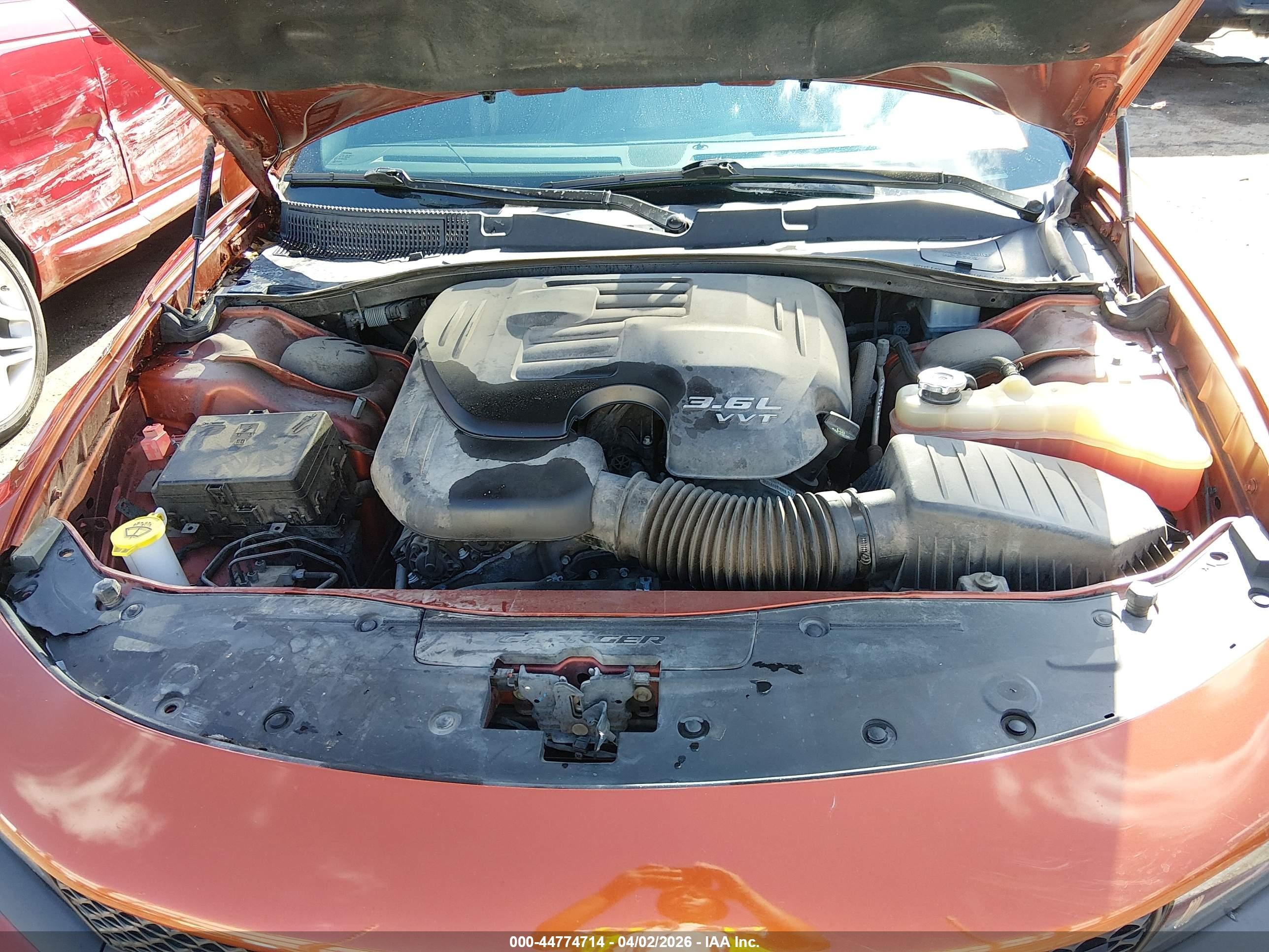 2020 Dodge Charger Gt Rwd Оранжевый vin: 2C3CDXHG5LH252049