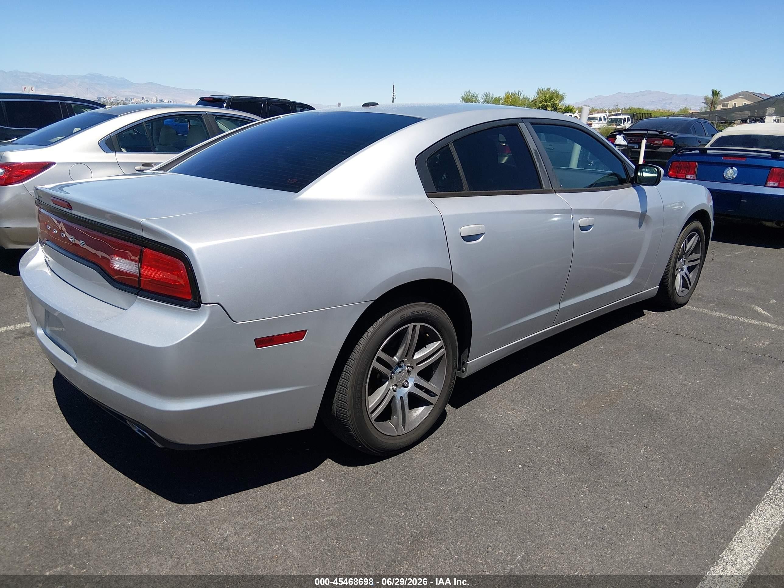 2012 Dodge Charger Sxt Silver vin: 2C3CDXHG6CH207198