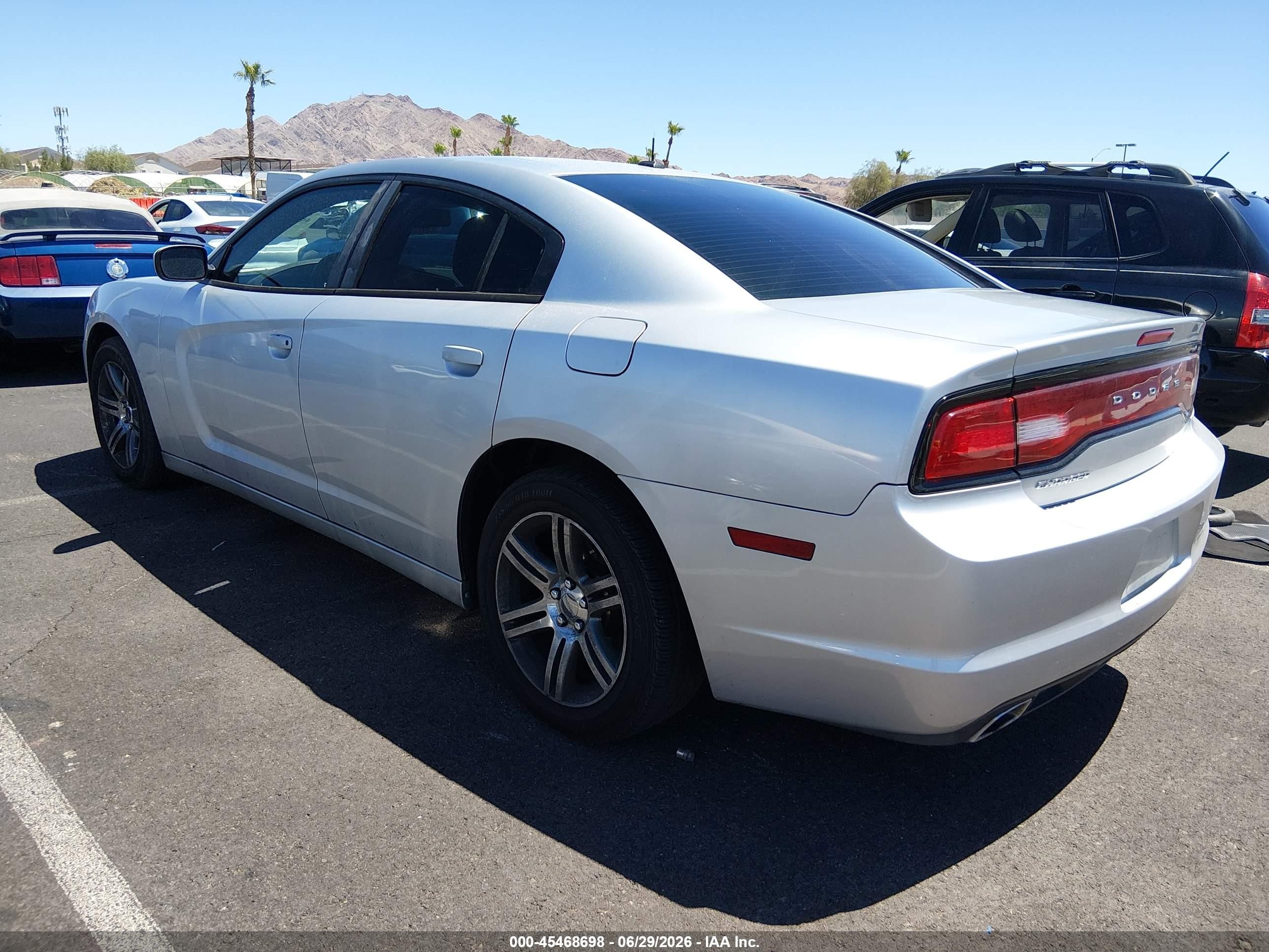 2012 Dodge Charger Sxt Silver vin: 2C3CDXHG6CH207198
