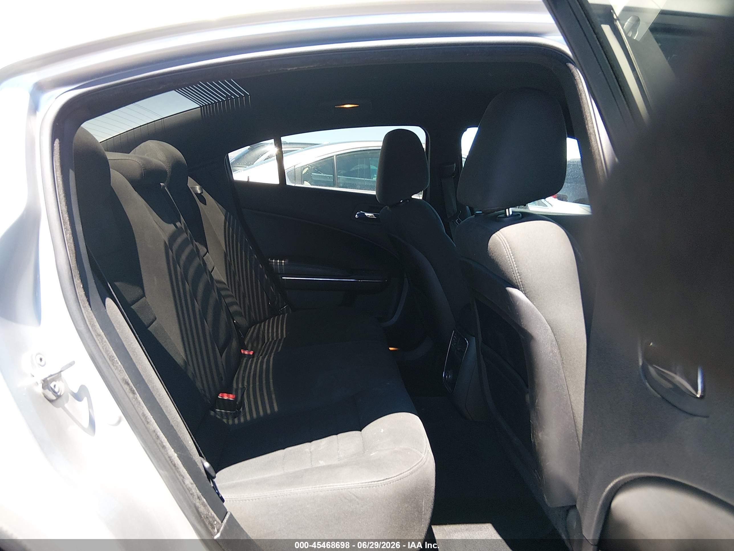 2012 Dodge Charger Sxt Silver vin: 2C3CDXHG6CH207198