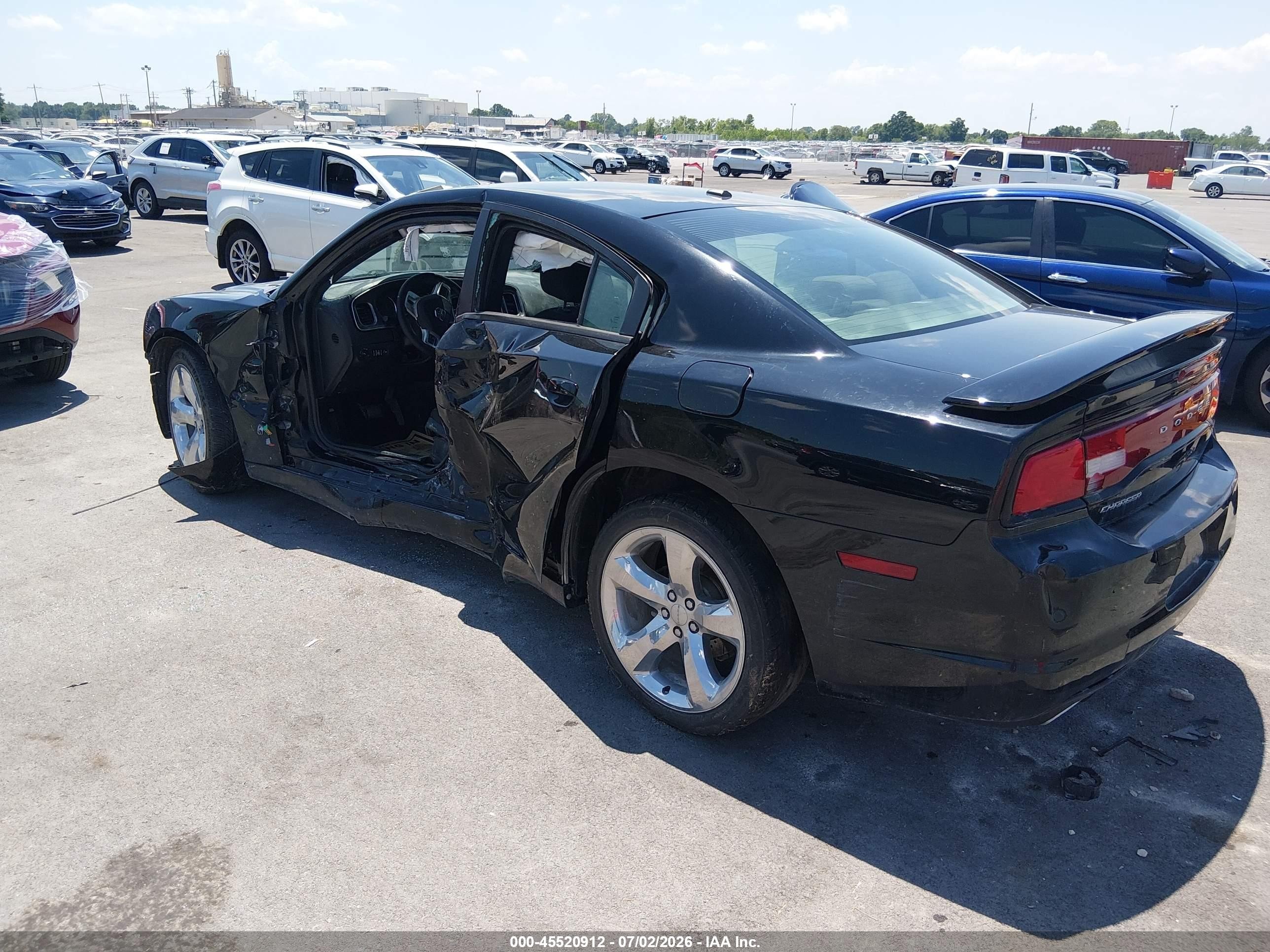 2013 Dodge Charger Sxt Black vin: 2C3CDXHG6DH742789