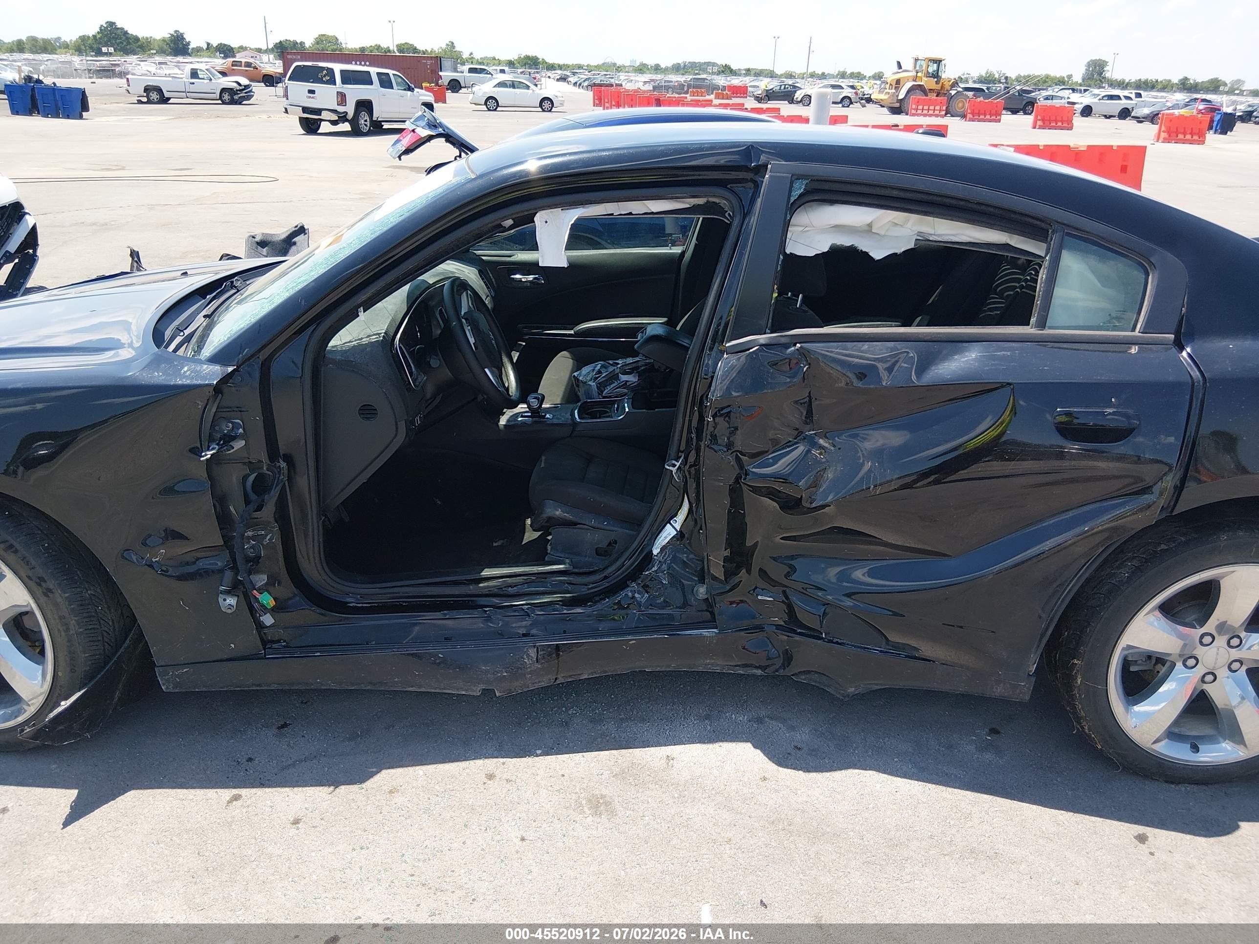 2013 Dodge Charger Sxt Black vin: 2C3CDXHG6DH742789