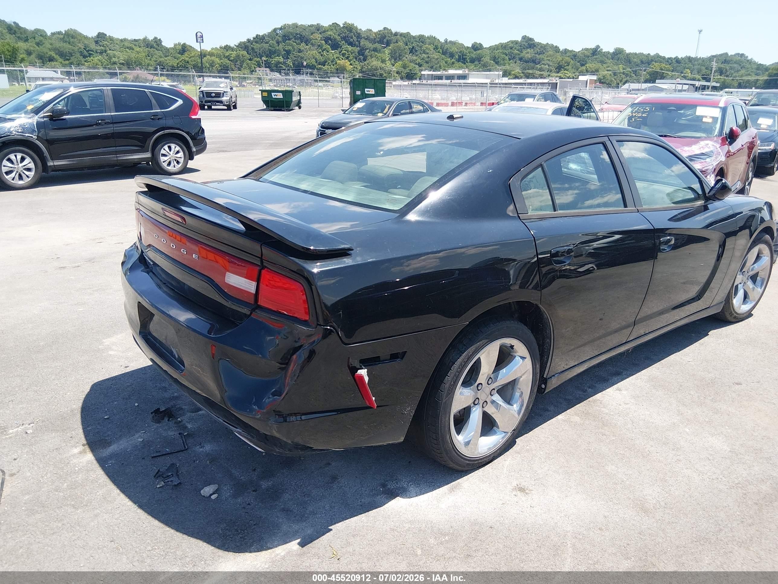 2013 Dodge Charger Sxt Black vin: 2C3CDXHG6DH742789