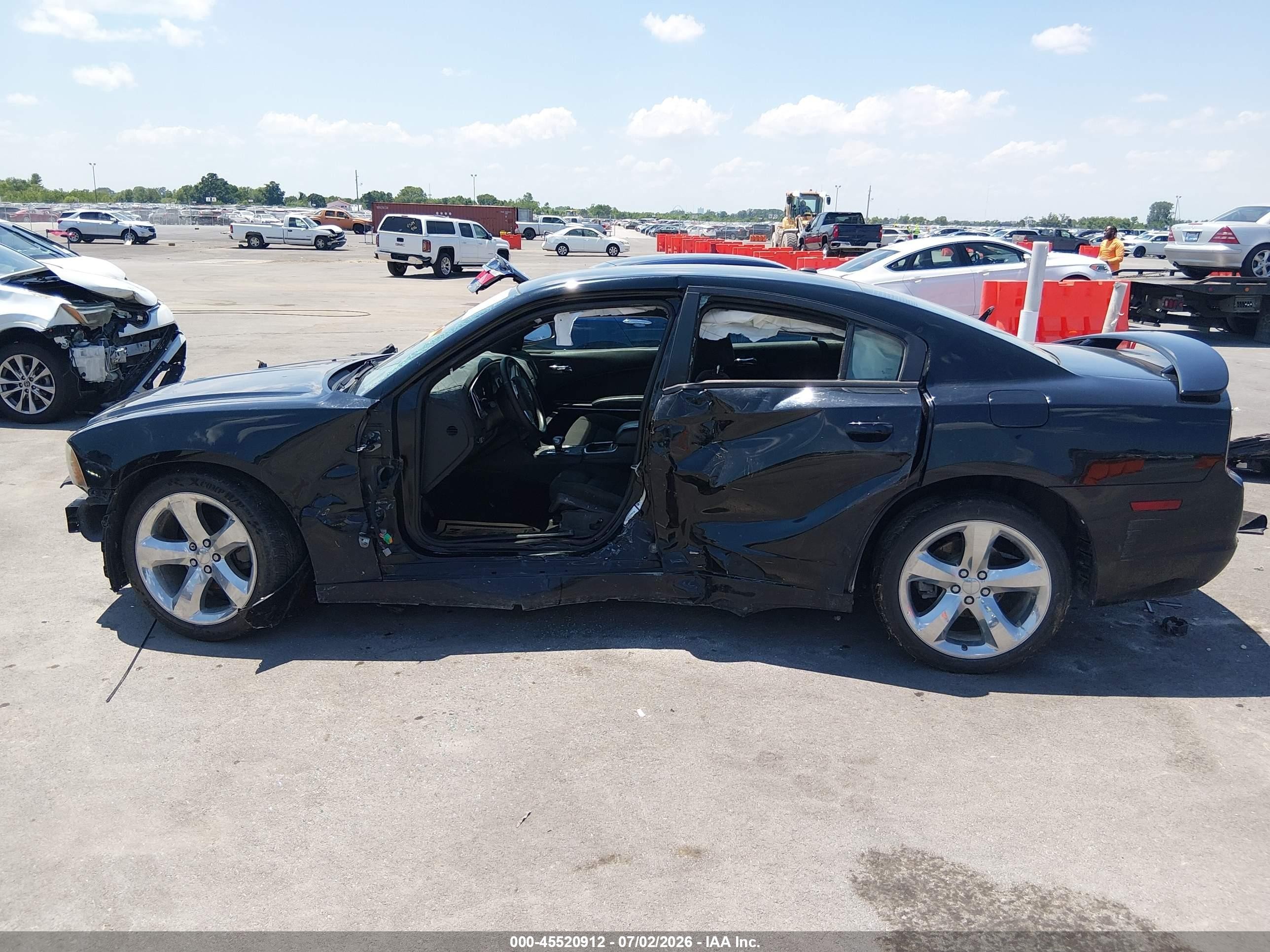 2013 Dodge Charger Sxt Black vin: 2C3CDXHG6DH742789