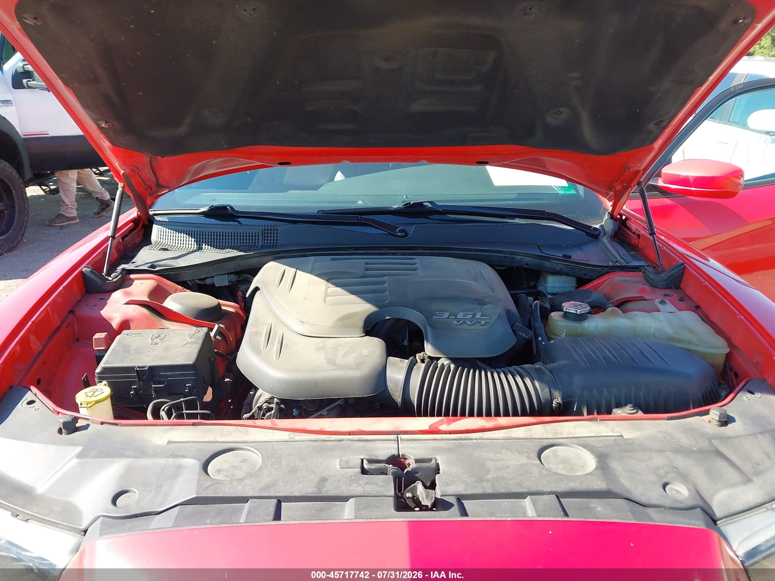2014 Dodge Charger Sxt Plus Red vin: 2C3CDXHG6EH193547