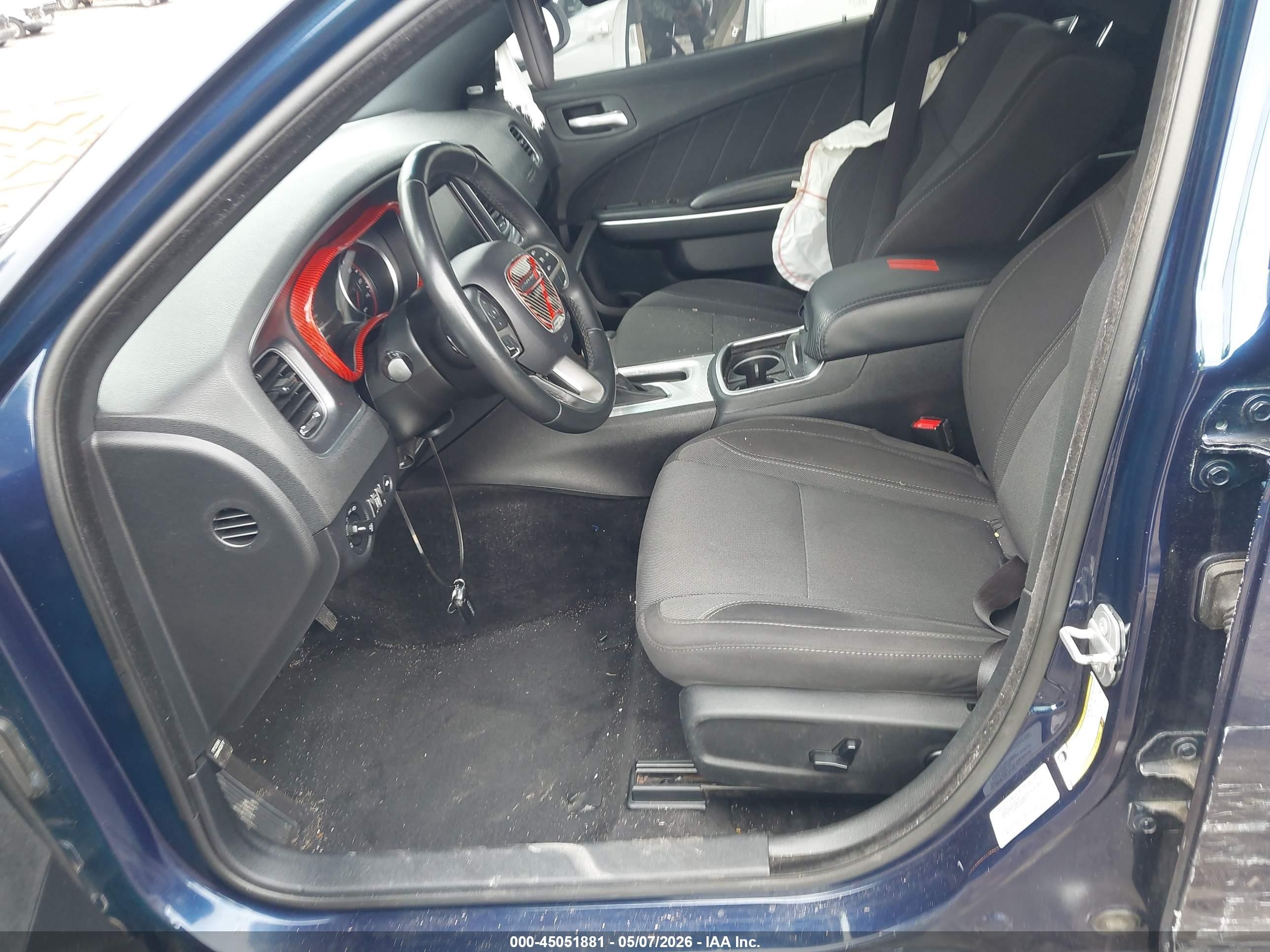 2015 Dodge Charger Sxt Dark Blue vin: 2C3CDXHG6FH726773