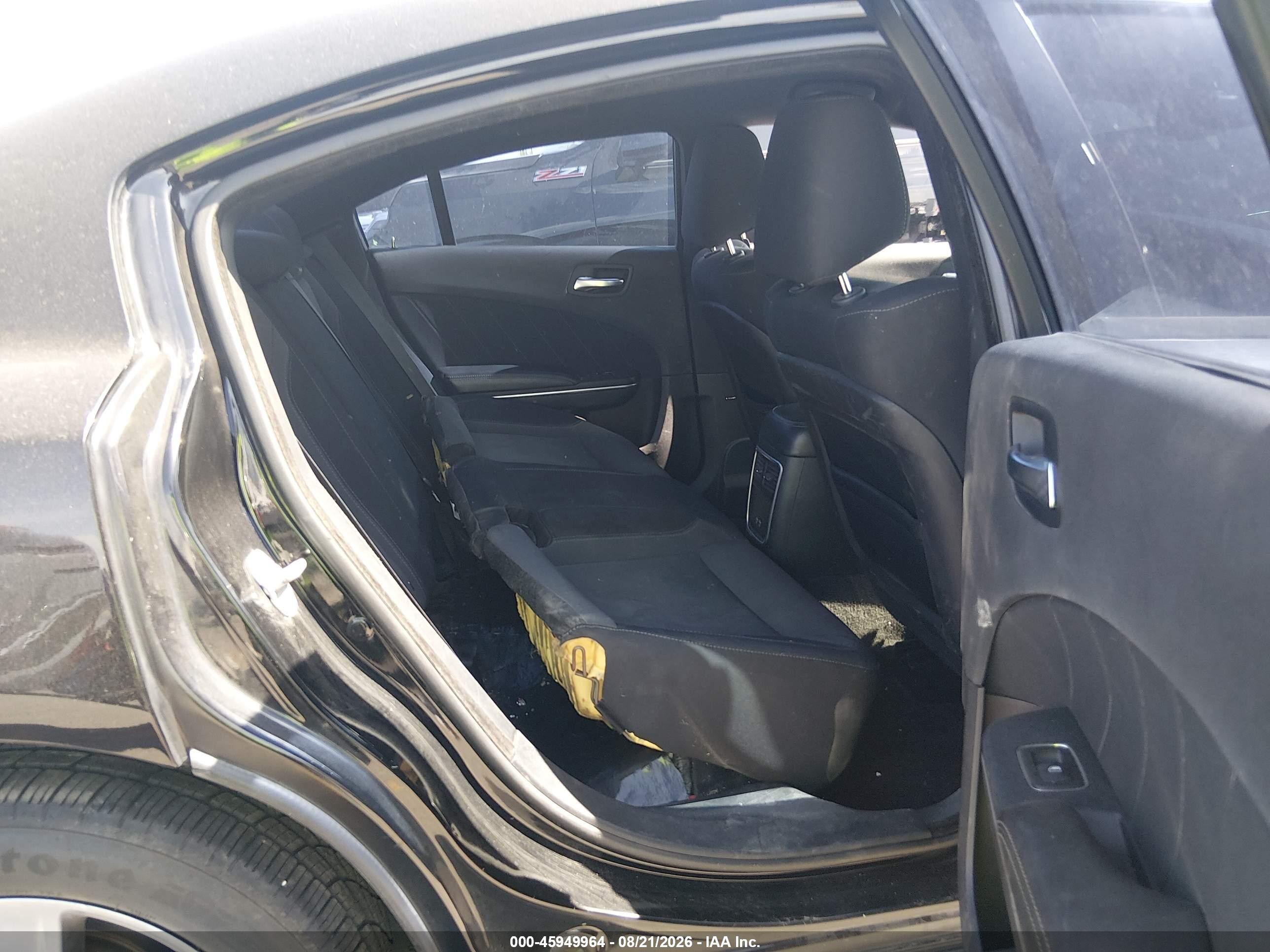 2015 Dodge Charger Sxt Black vin: 2C3CDXHG6FH832012