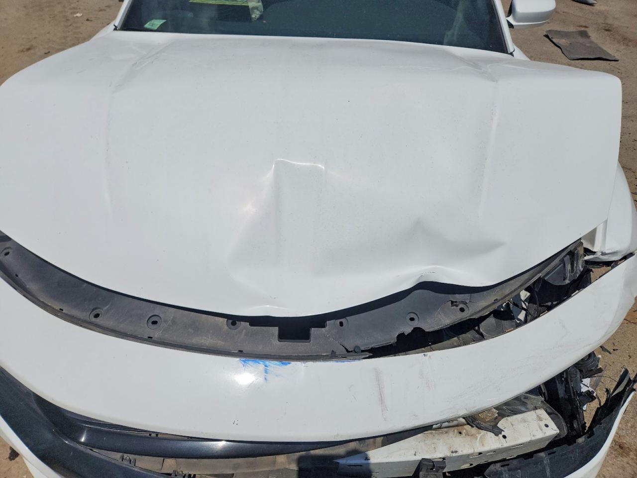 2015 Dodge Charger Sxt White vin: 2C3CDXHG6FH845102