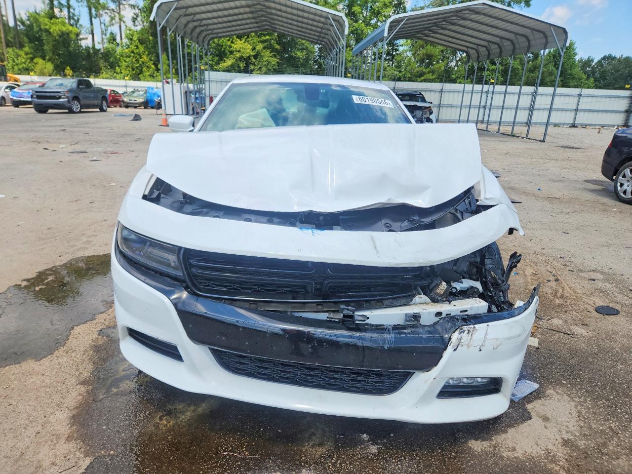 2015 Dodge Charger Sxt White vin: 2C3CDXHG6FH845102