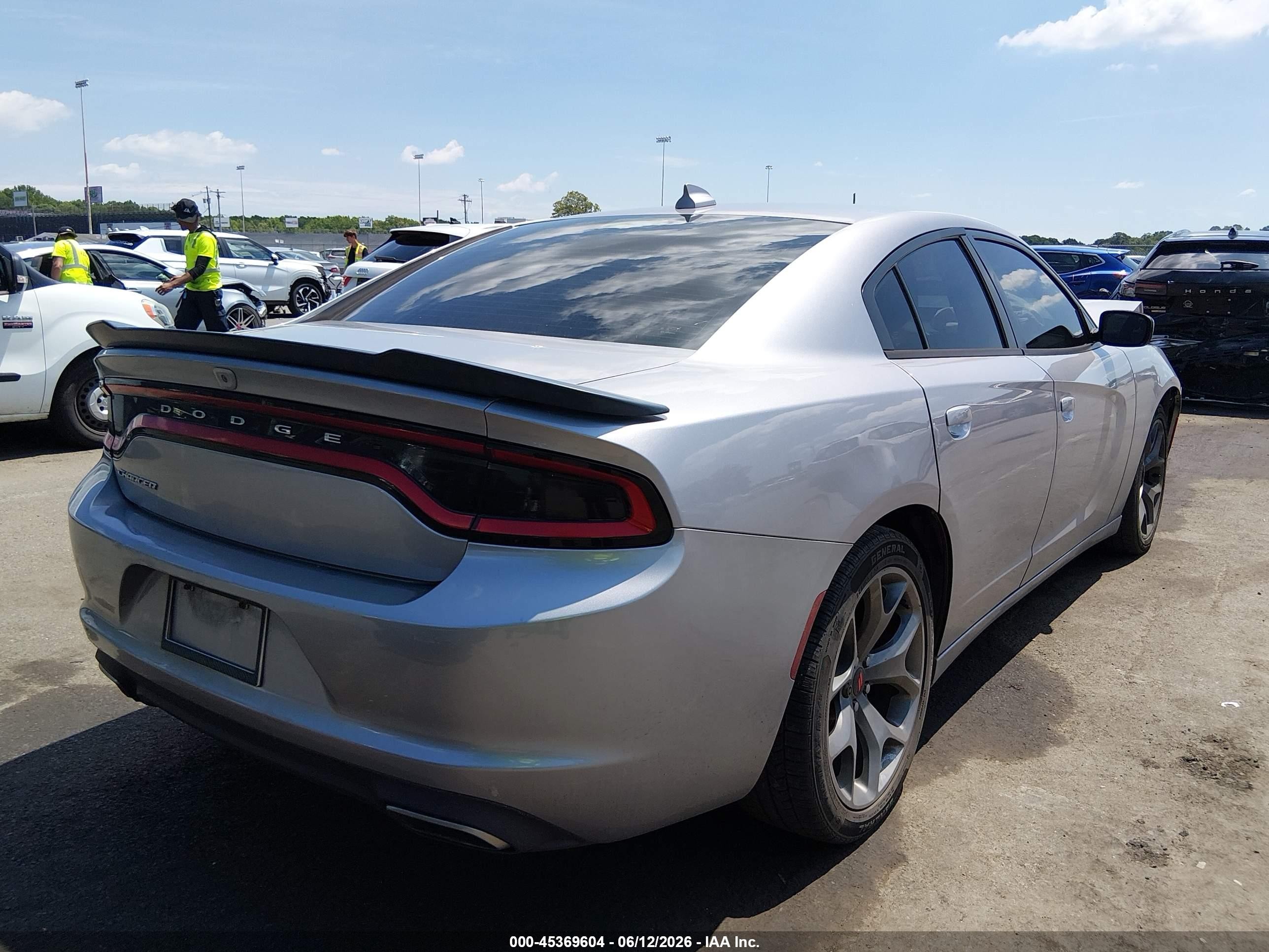 2015 Dodge Charger Sxt Синий vin: 2C3CDXHG6FH863227