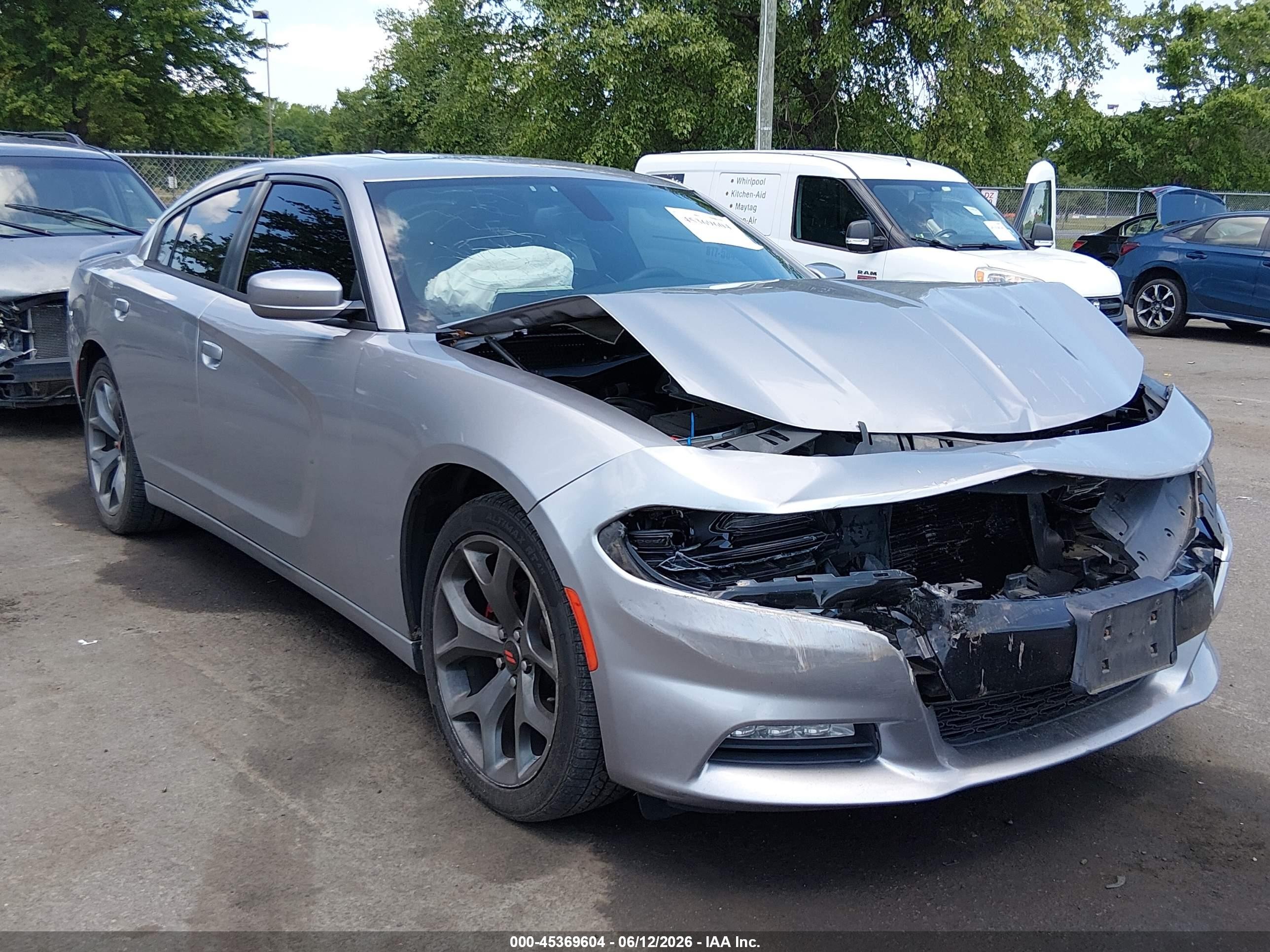 2015 Dodge Charger Sxt Синий vin: 2C3CDXHG6FH863227