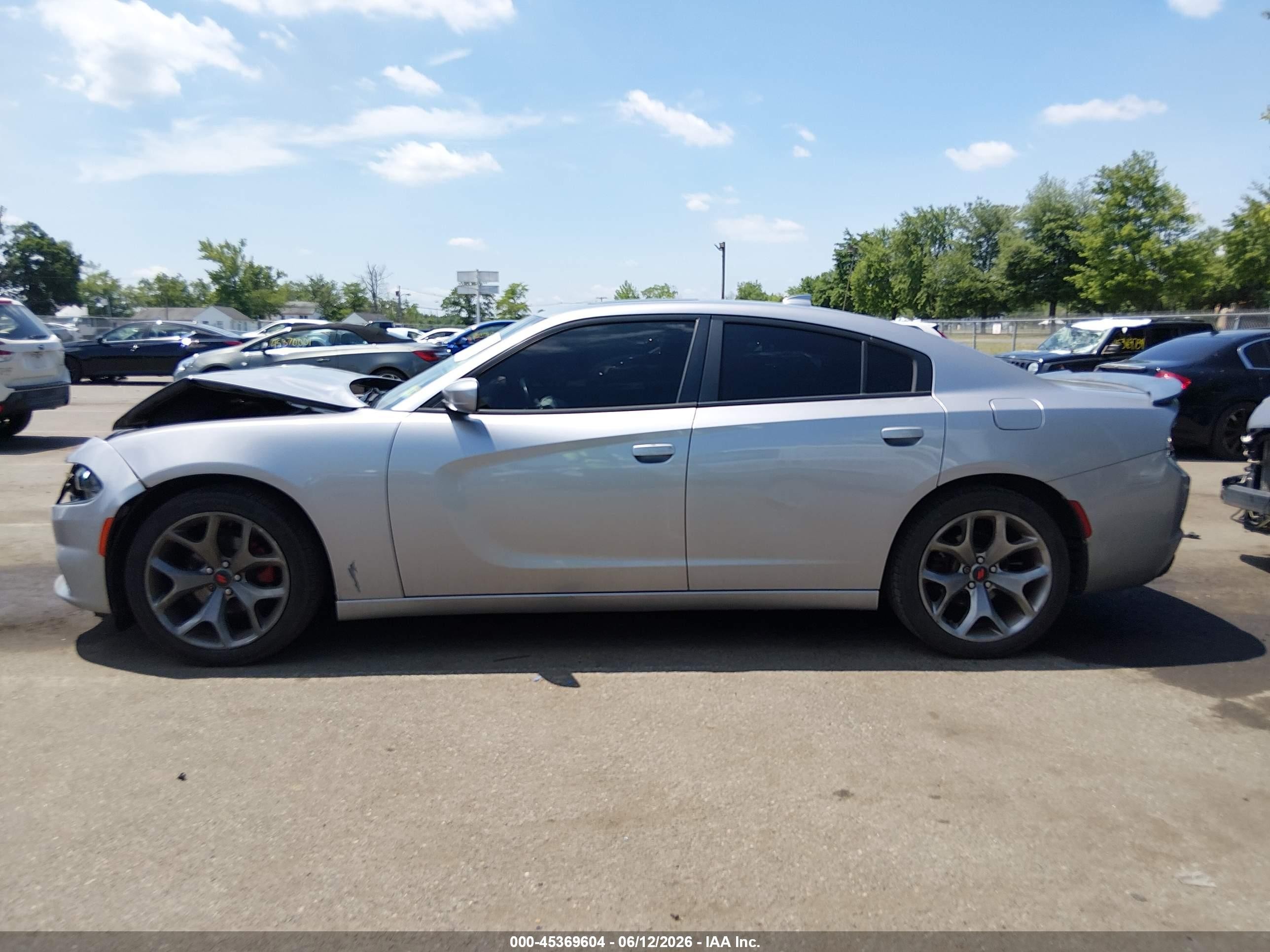 2015 Dodge Charger Sxt Синий vin: 2C3CDXHG6FH863227