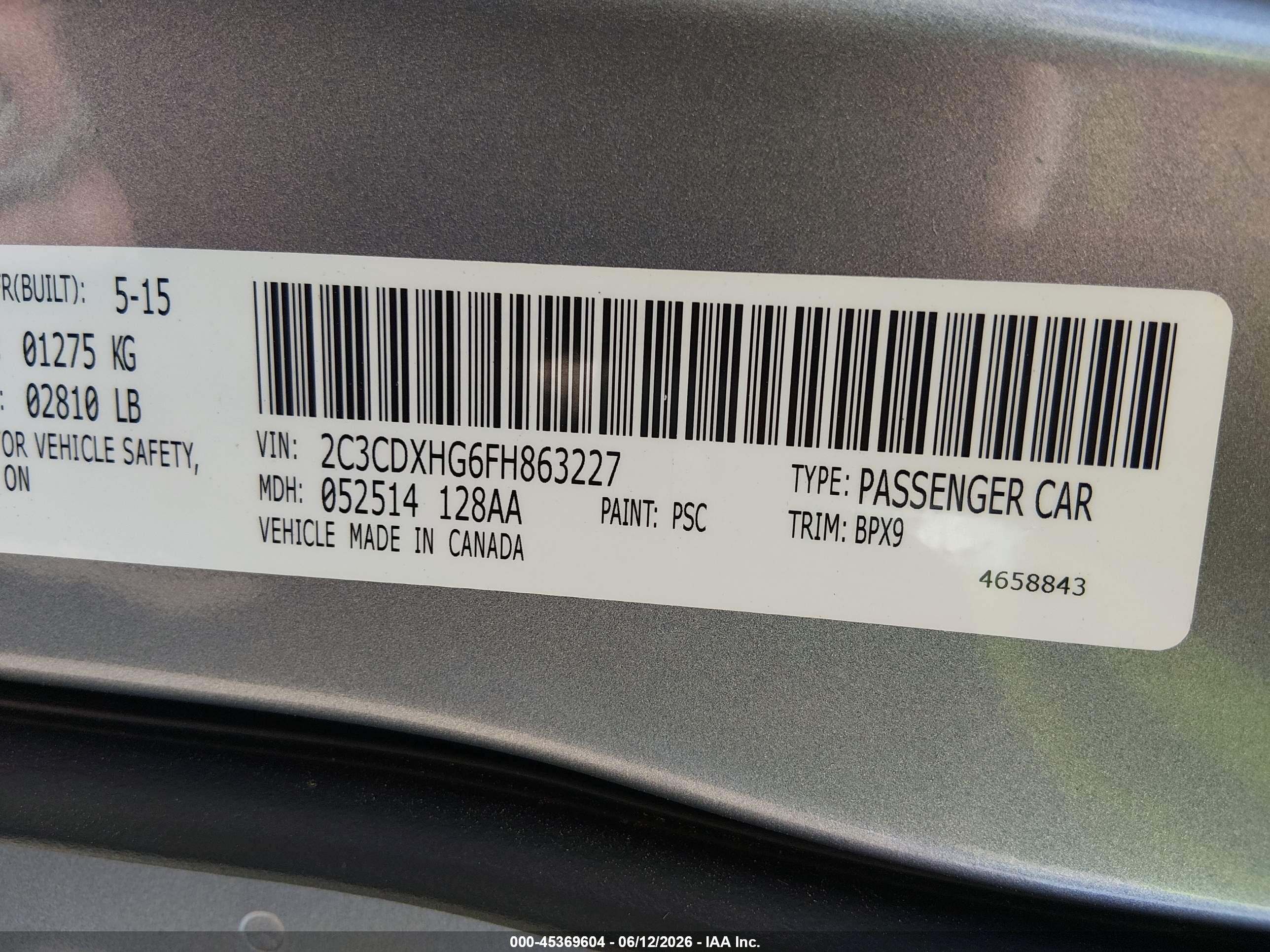 2015 Dodge Charger Sxt Синий vin: 2C3CDXHG6FH863227